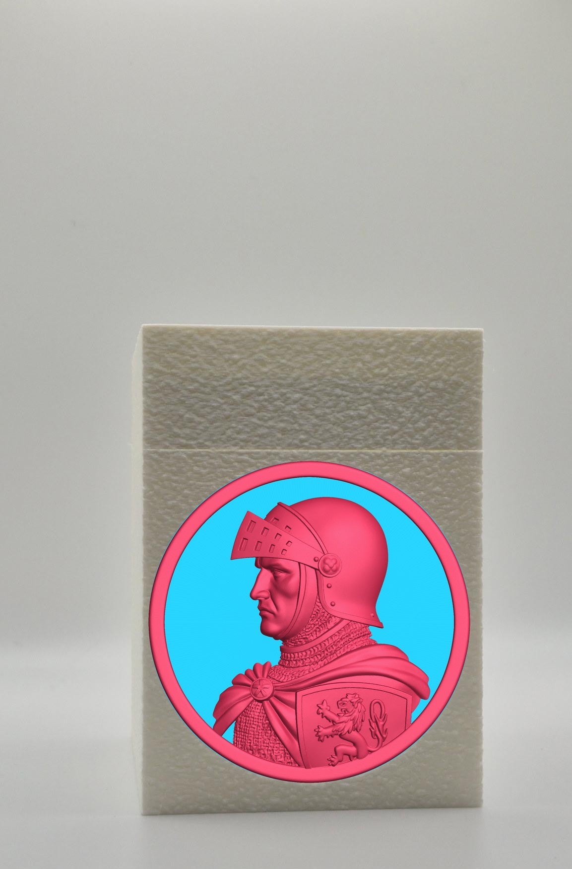 Knight Card Box — White