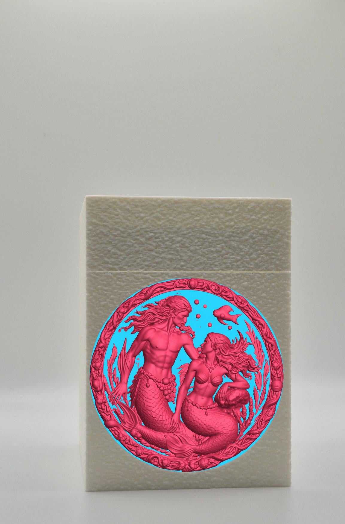 Merfolk Card Box — White