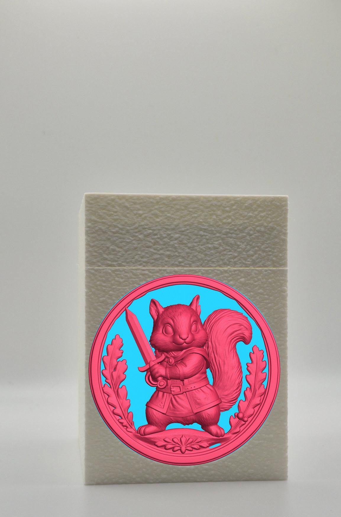 Squirrel Card Box — White