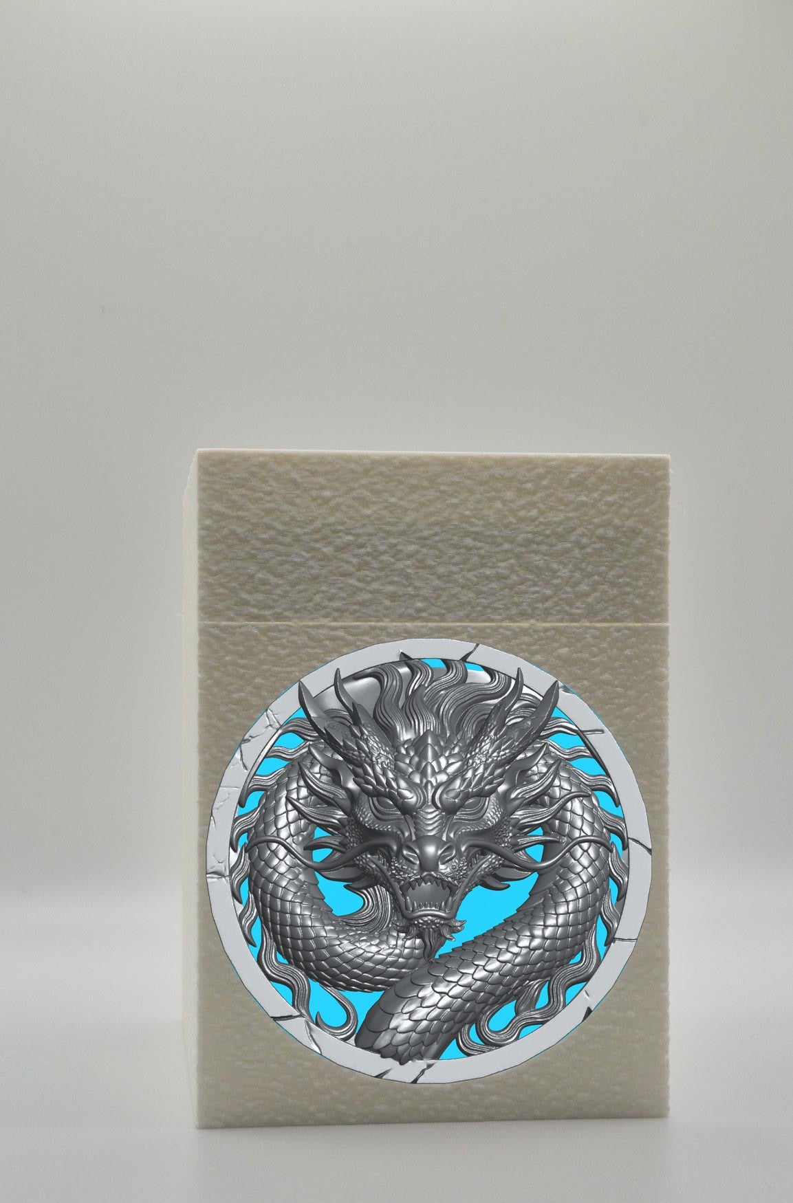 Dragon Card Box — White