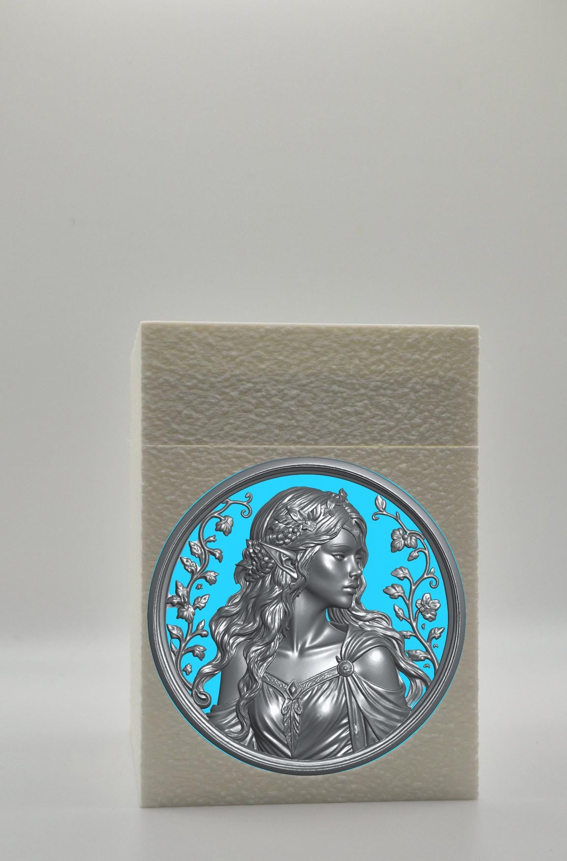 Elf Maiden Card Box — White