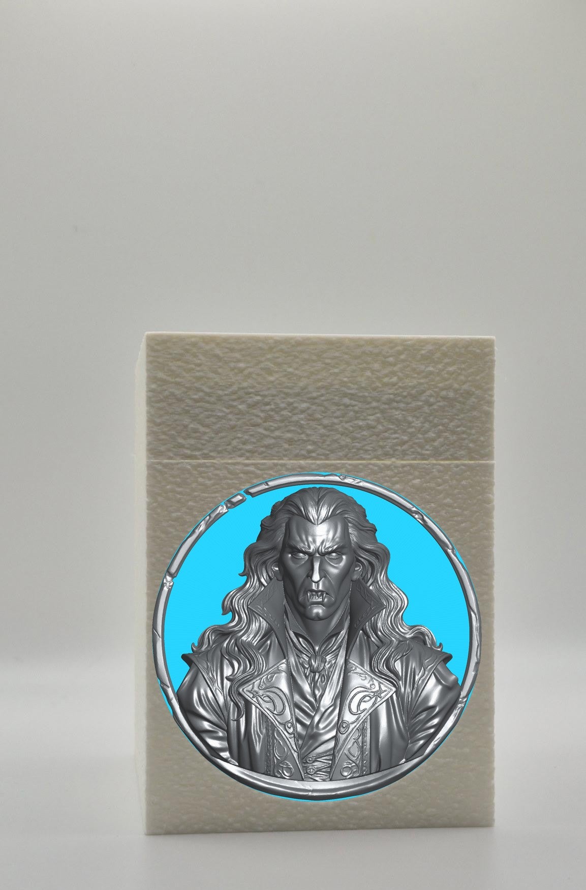 Gothic Vampire Card Box — White