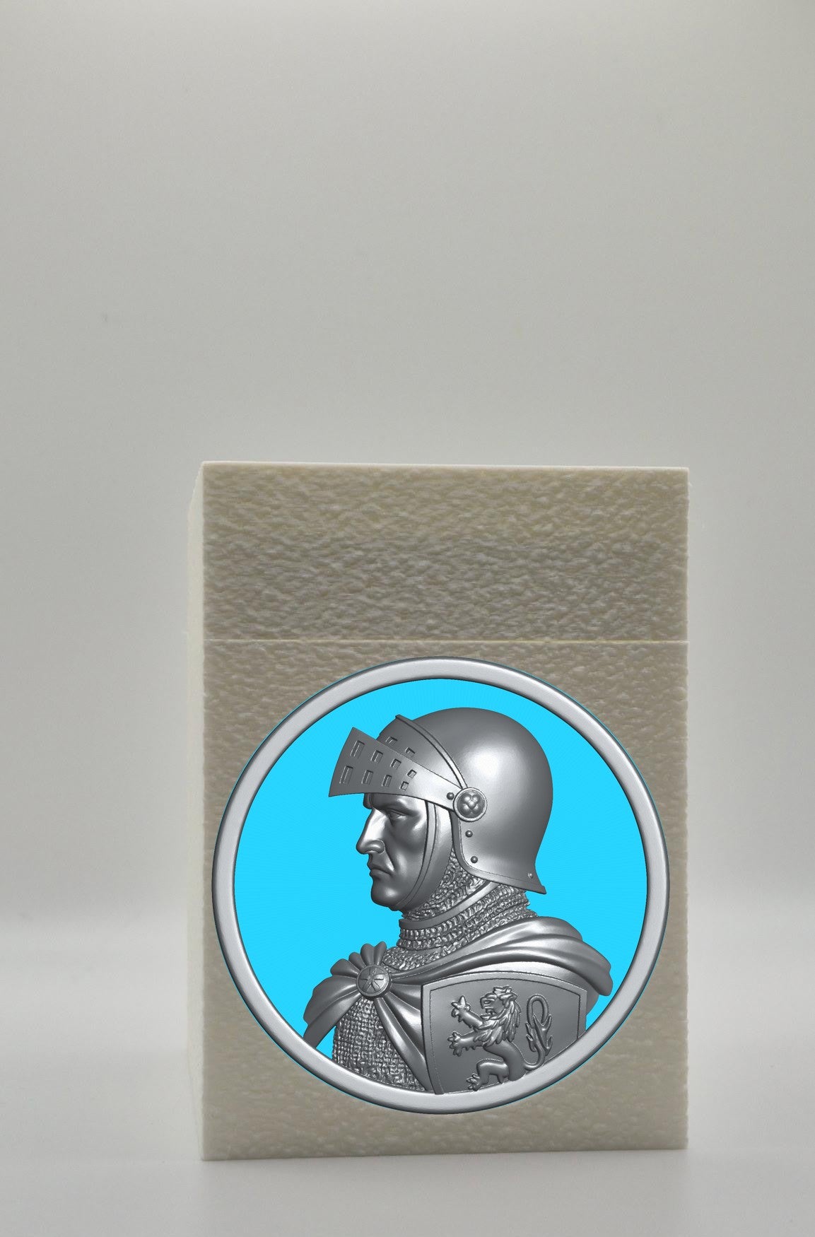 Knight Card Box — White