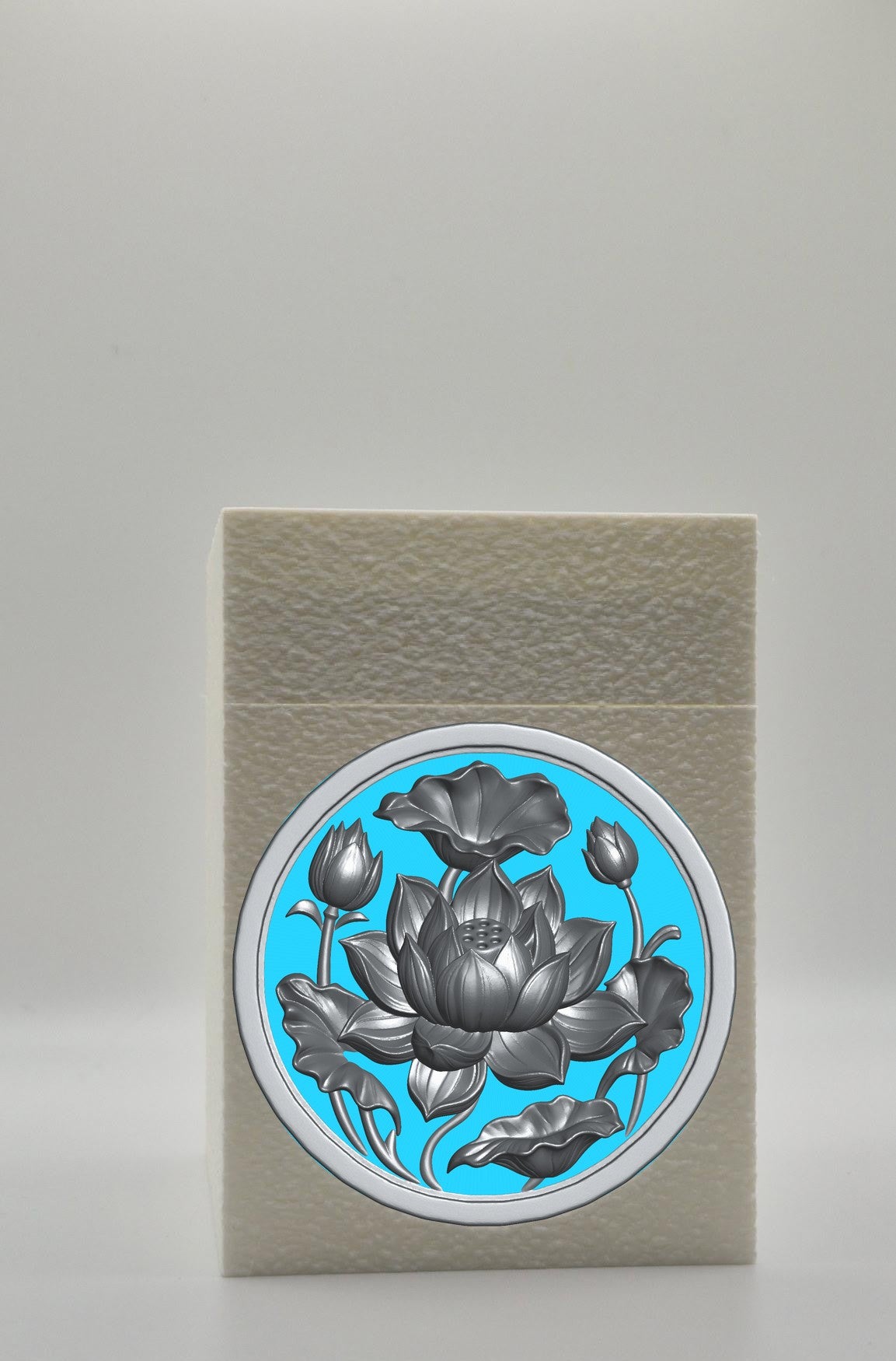 Lotus Card Box — White