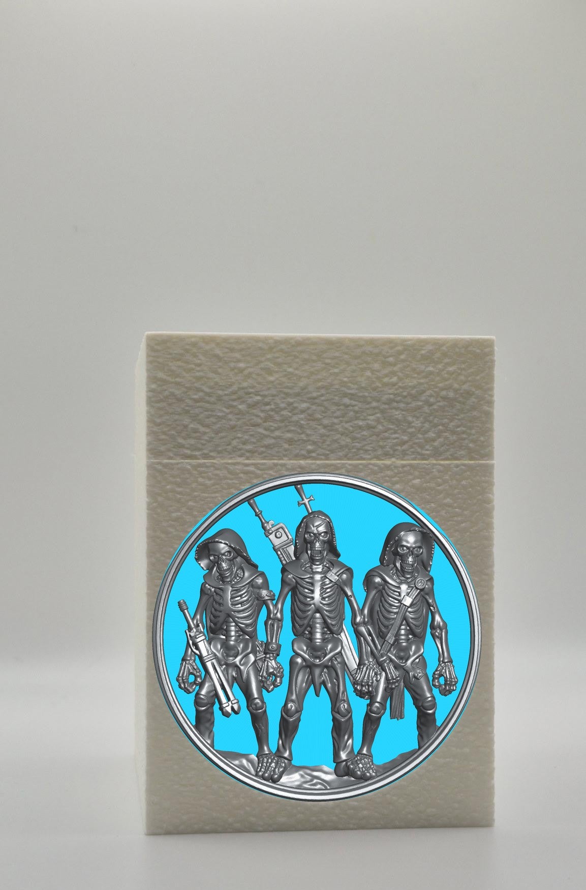 Skeleton Army Card Box — White