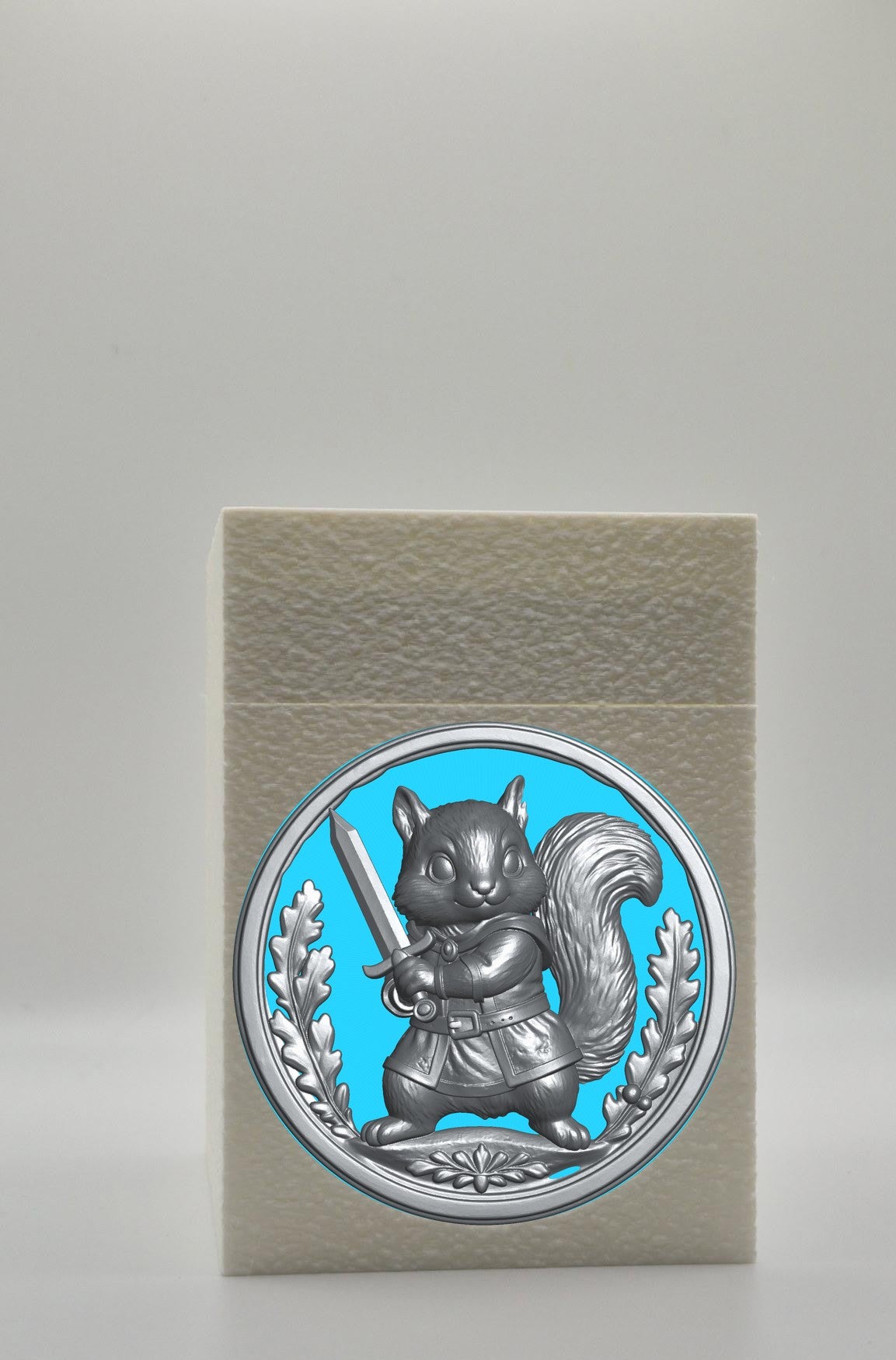 Squirrel Card Box — White