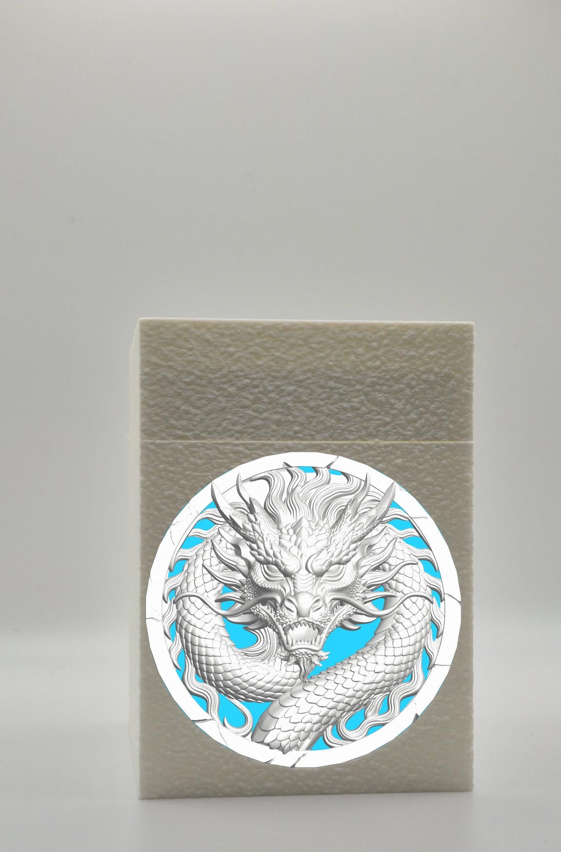 Dragon Card Box — White