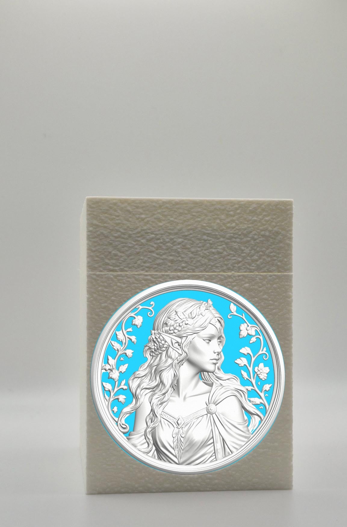 Elf Maiden Card Box — White