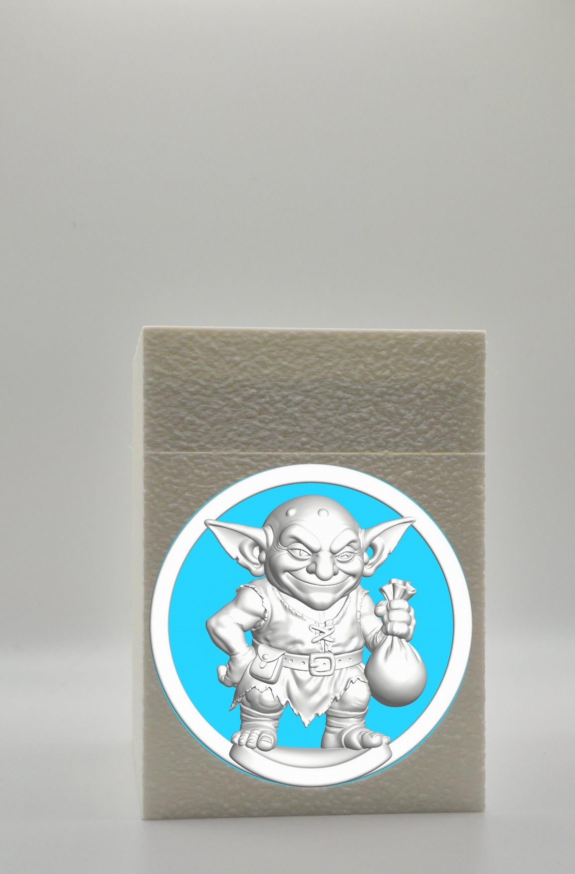 Greedy Goblin Card Box — White