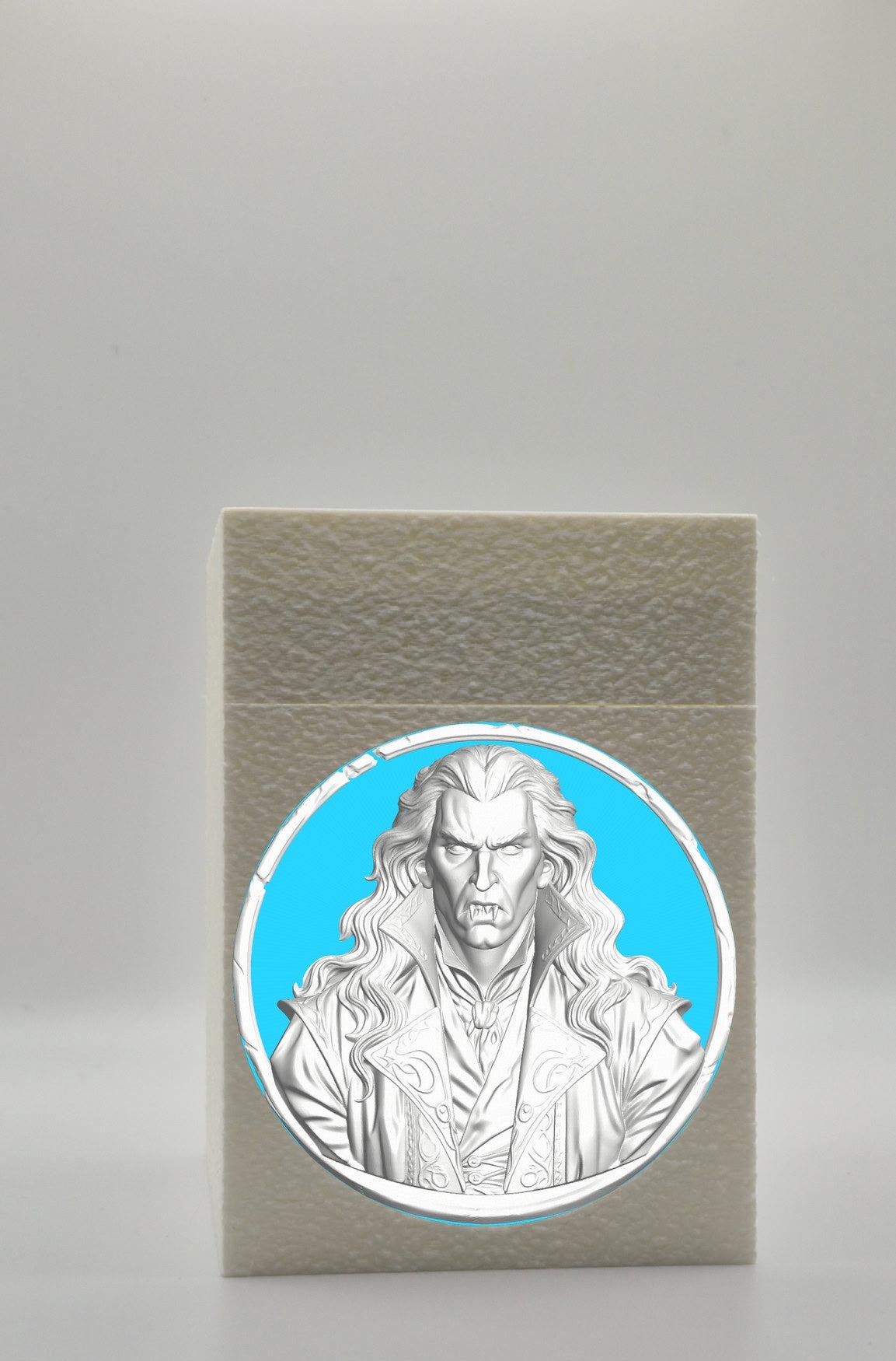 Gothic Vampire Card Box — White