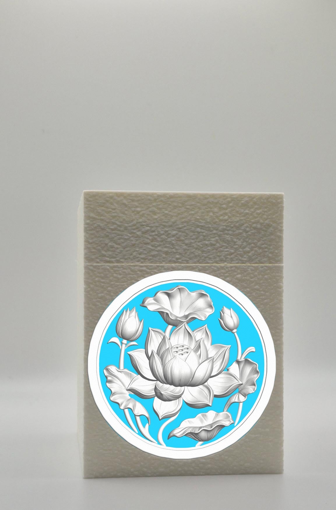 Lotus Card Box — White