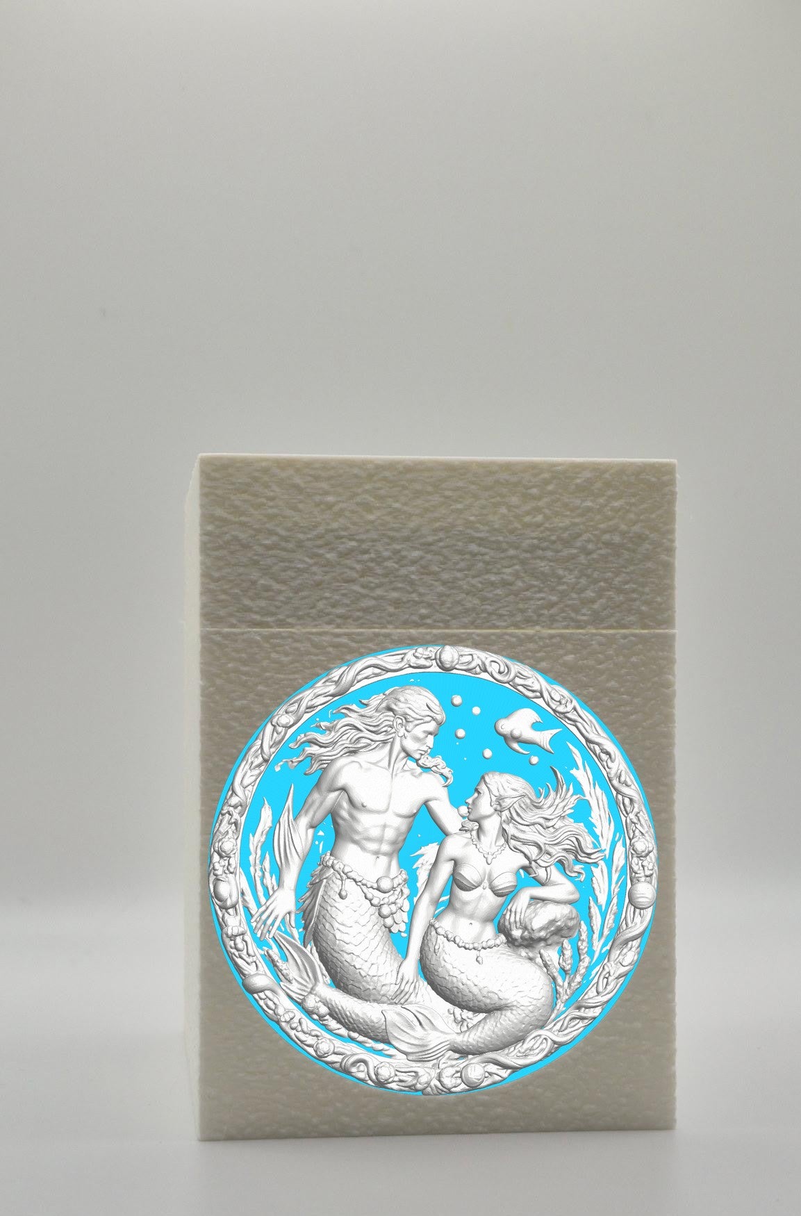 Merfolk Card Box — White