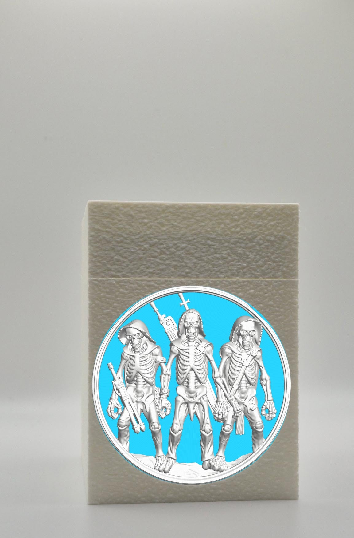Skeleton Army Card Box — White