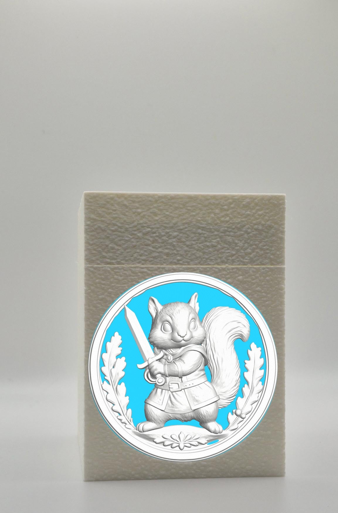 Squirrel Card Box — White