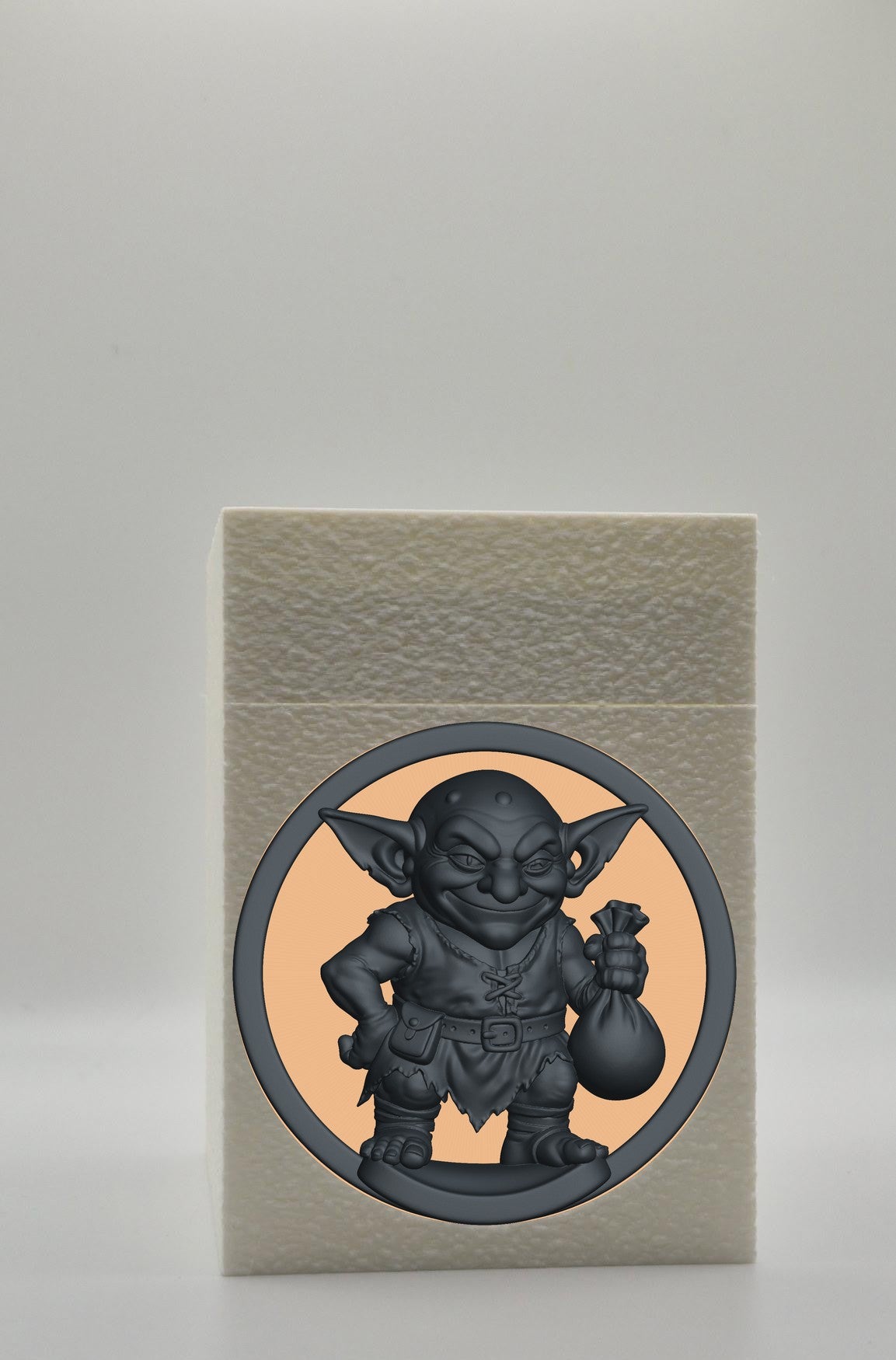 Greedy Goblin Card Box — White