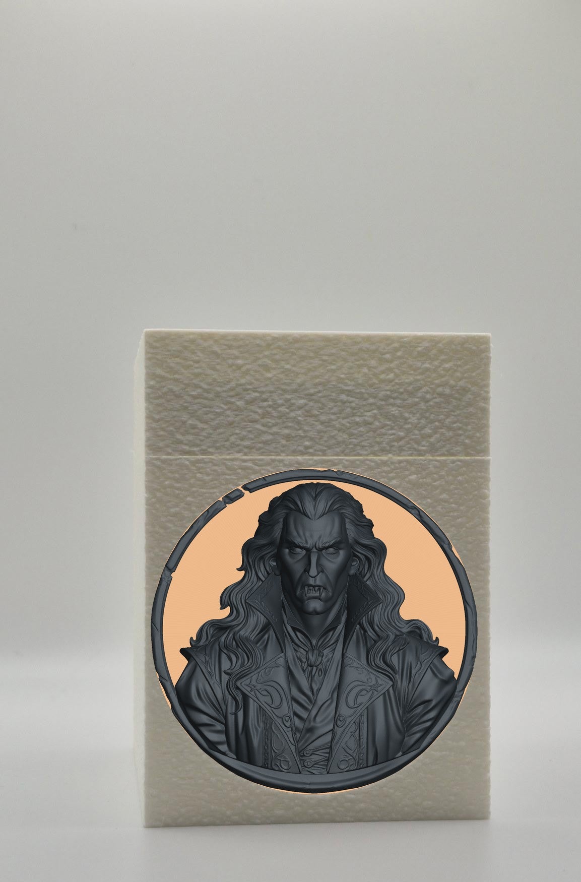 Gothic Vampire Card Box — White