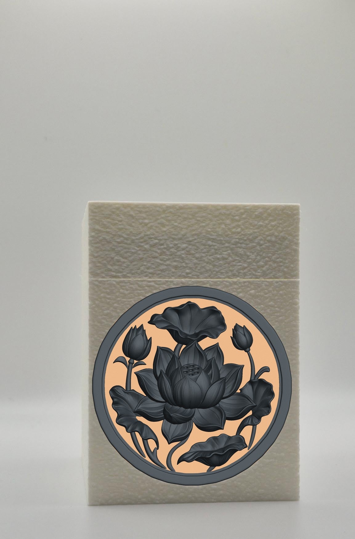 Lotus Card Box — White