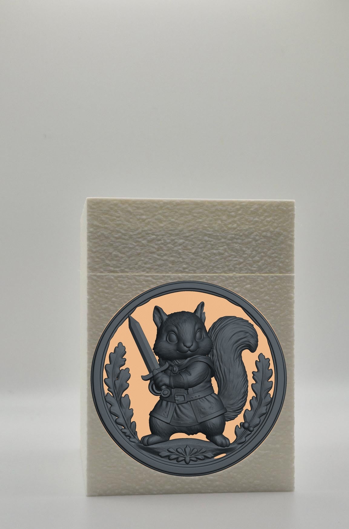 Squirrel Card Box — White