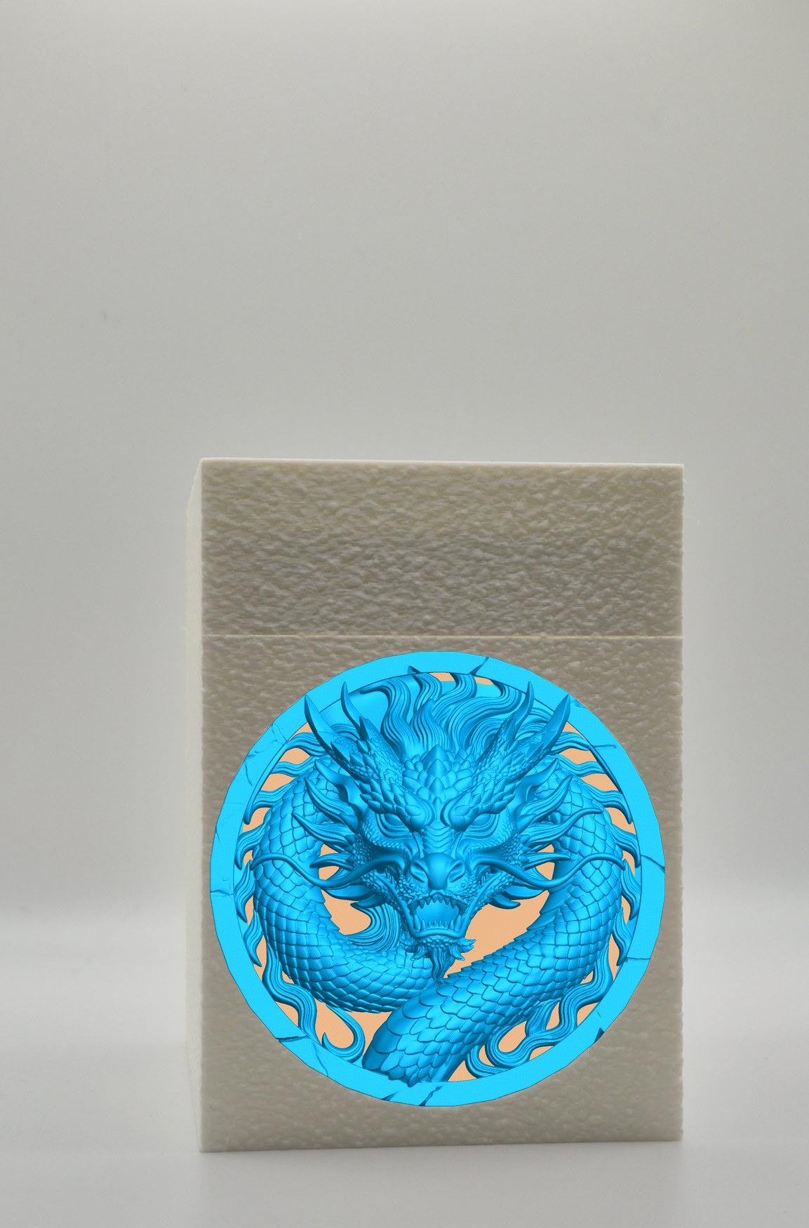 Dragon Card Box — White