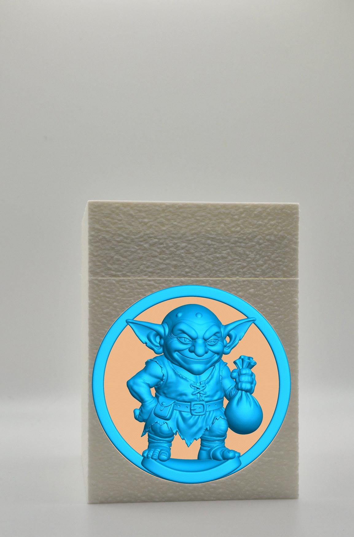 Greedy Goblin Card Box — White