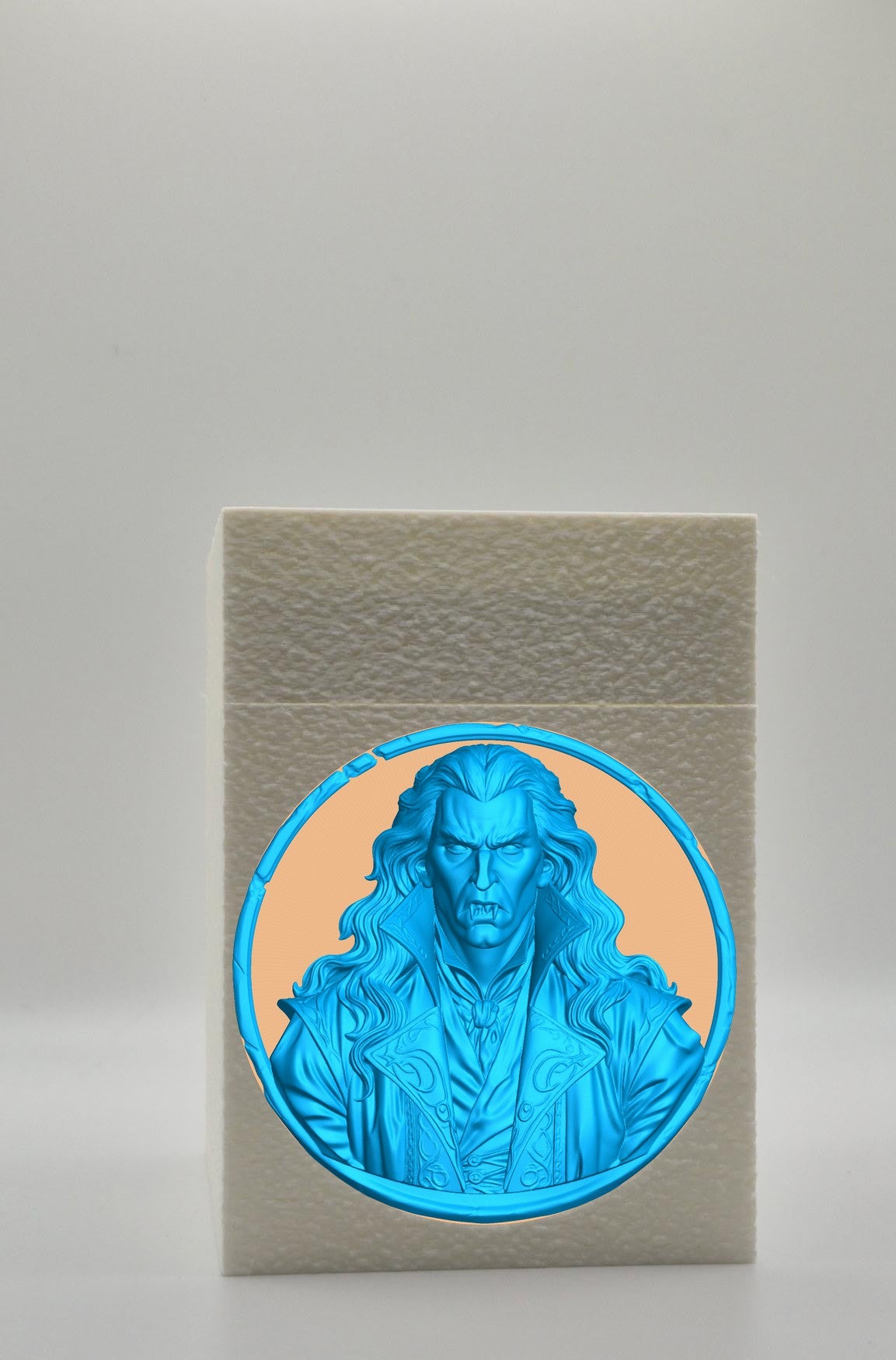 Gothic Vampire Card Box — White