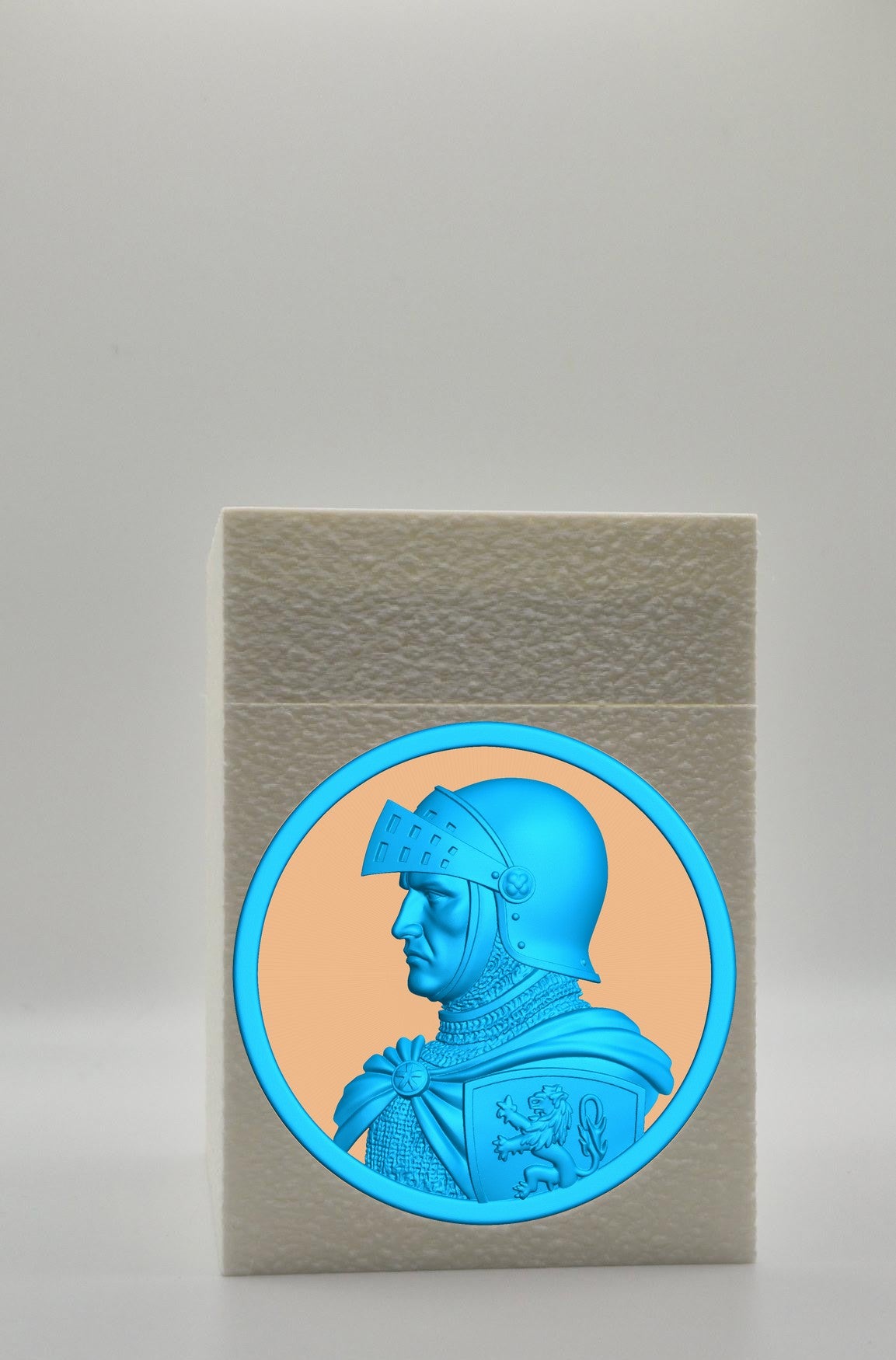 Knight Card Box — White