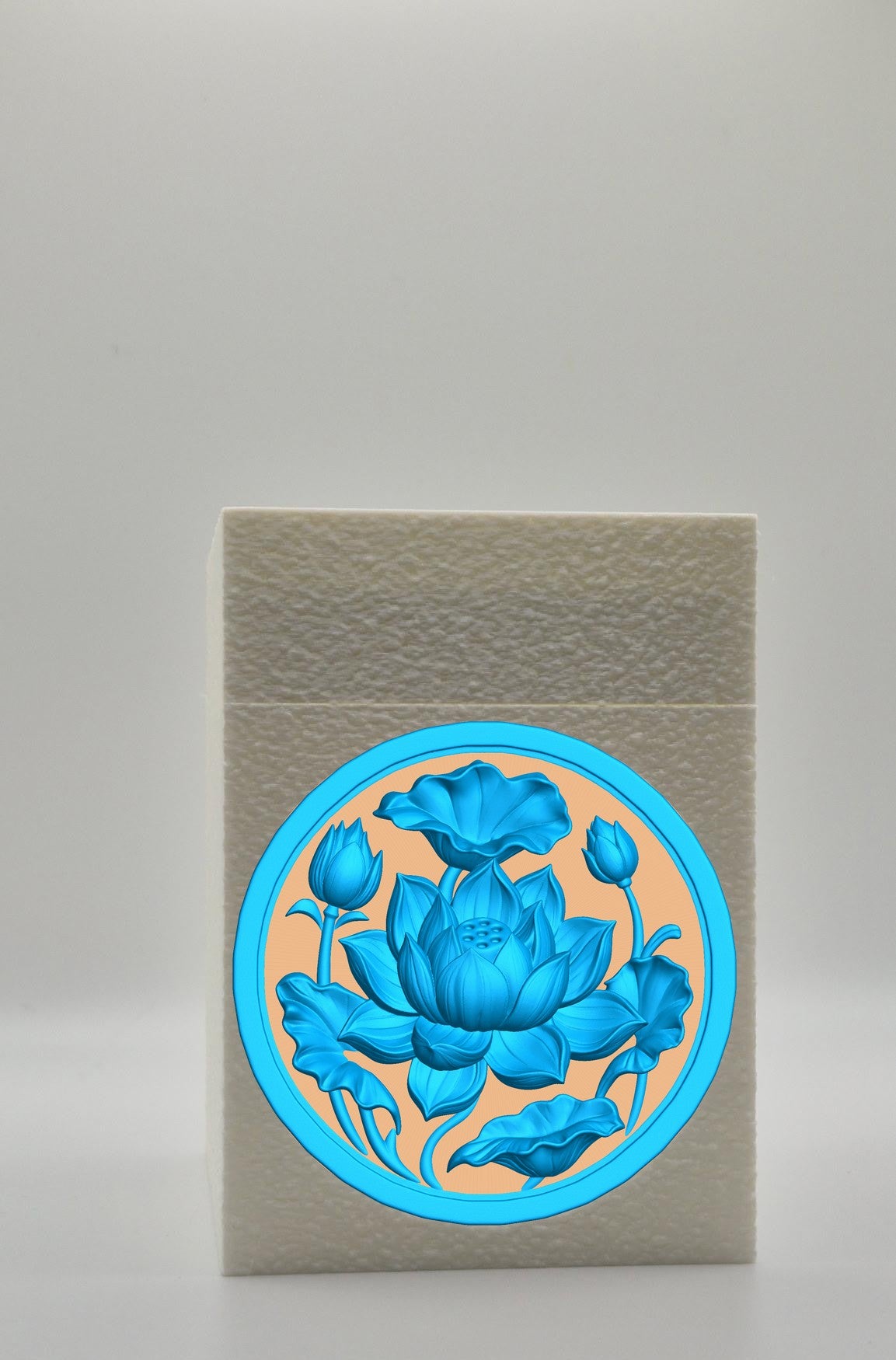 Lotus Card Box — White