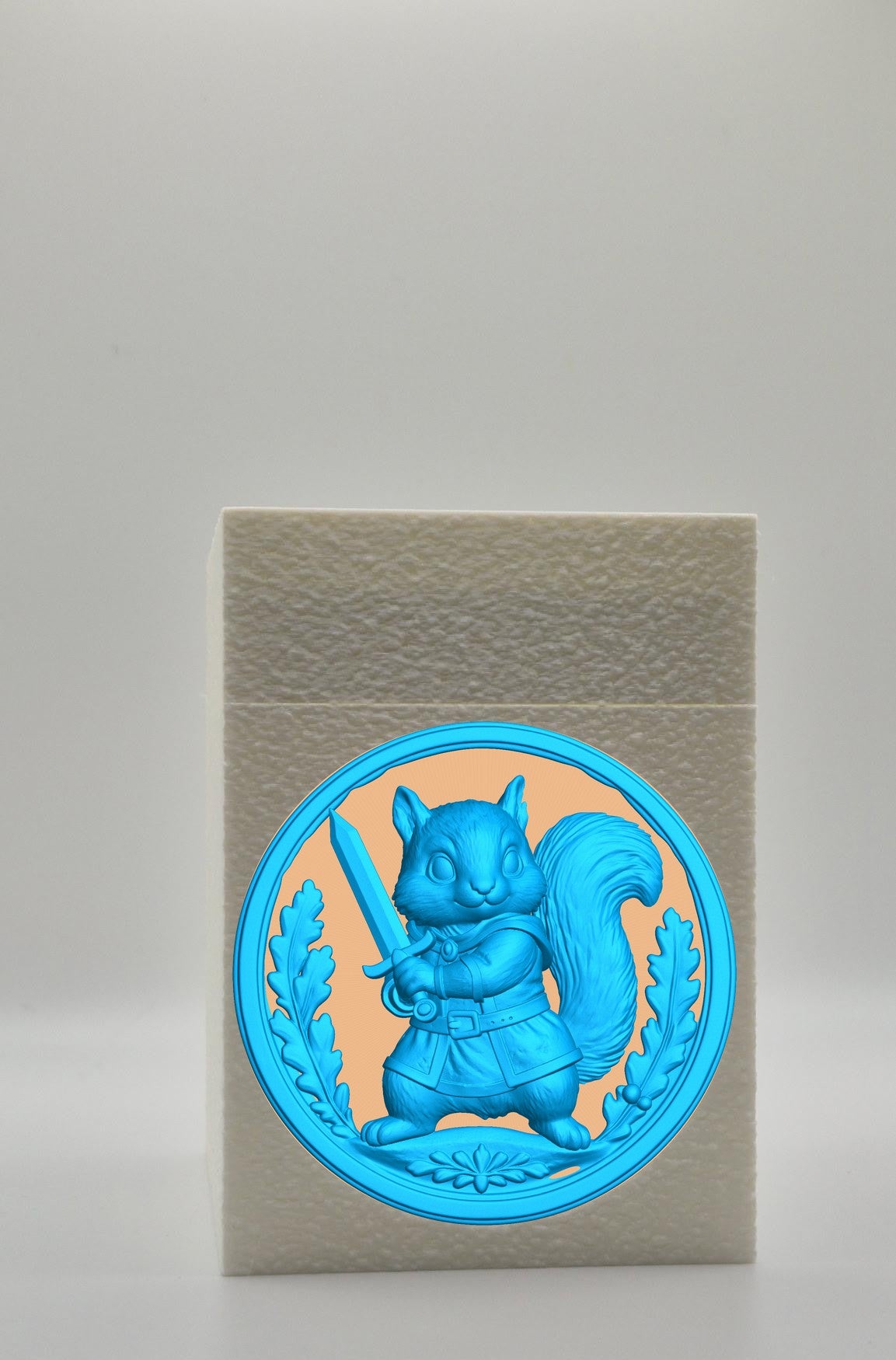 Squirrel Card Box — White