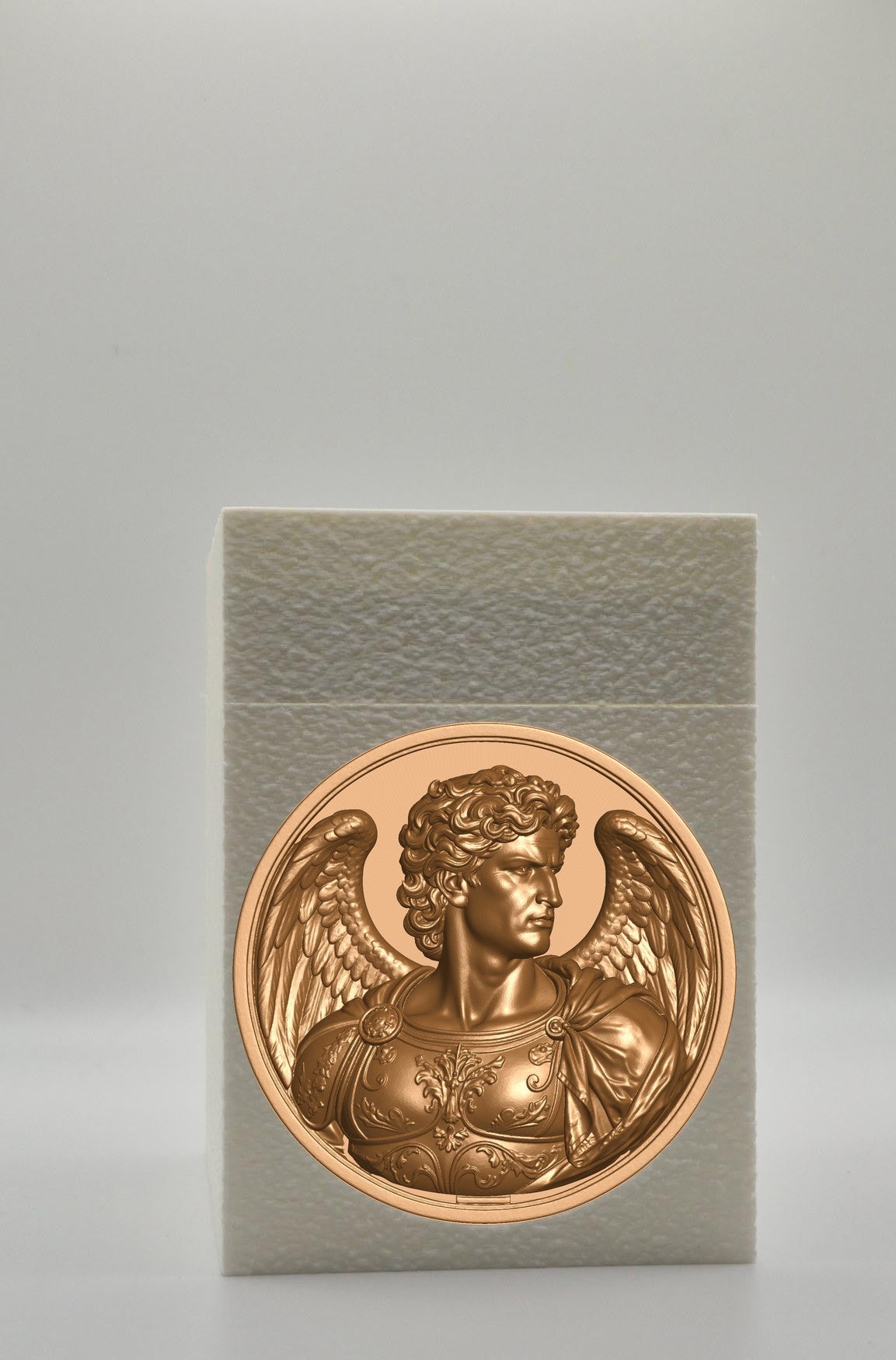 Angel Card Box — White