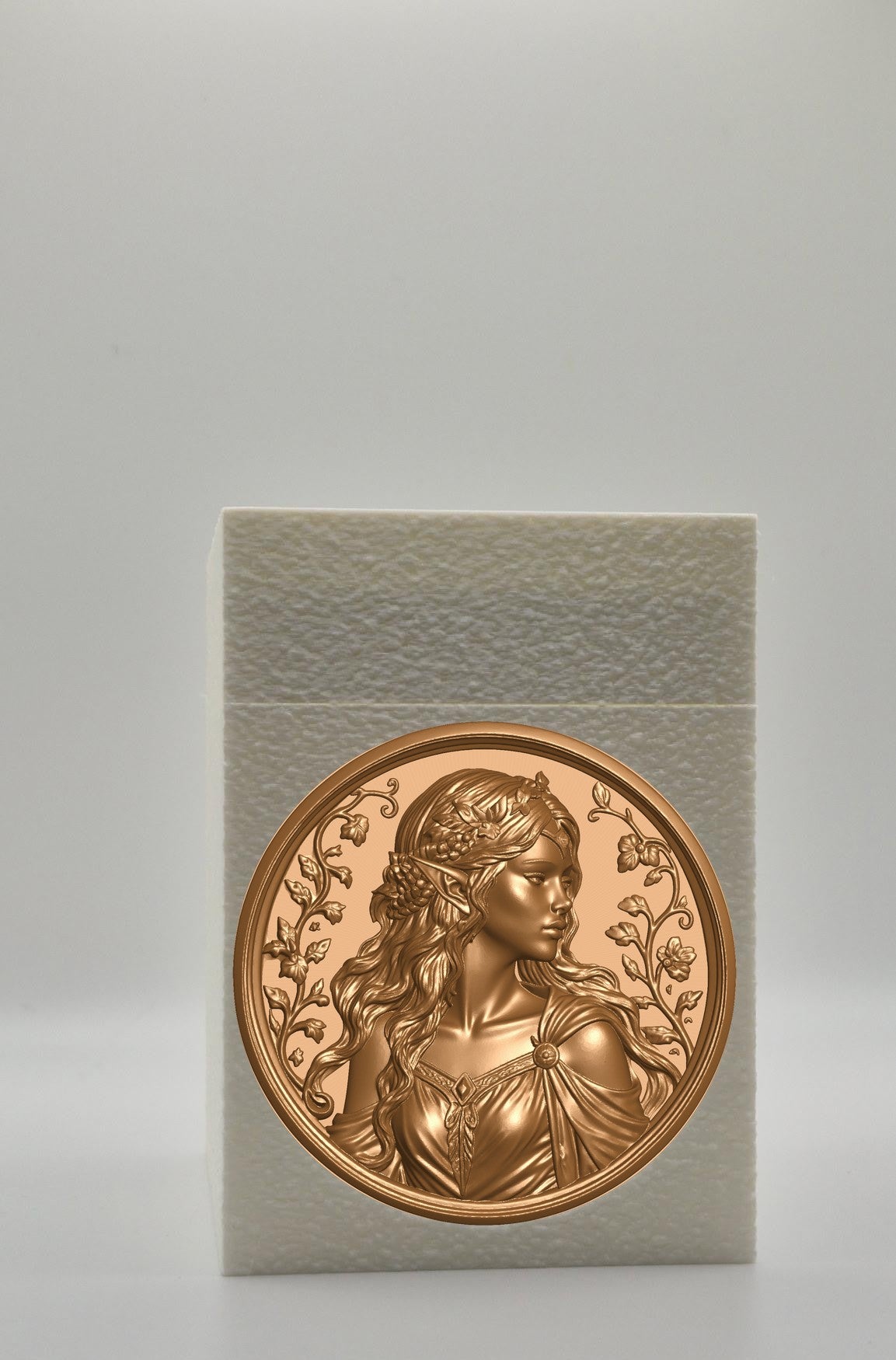 Elf Maiden Card Box — White