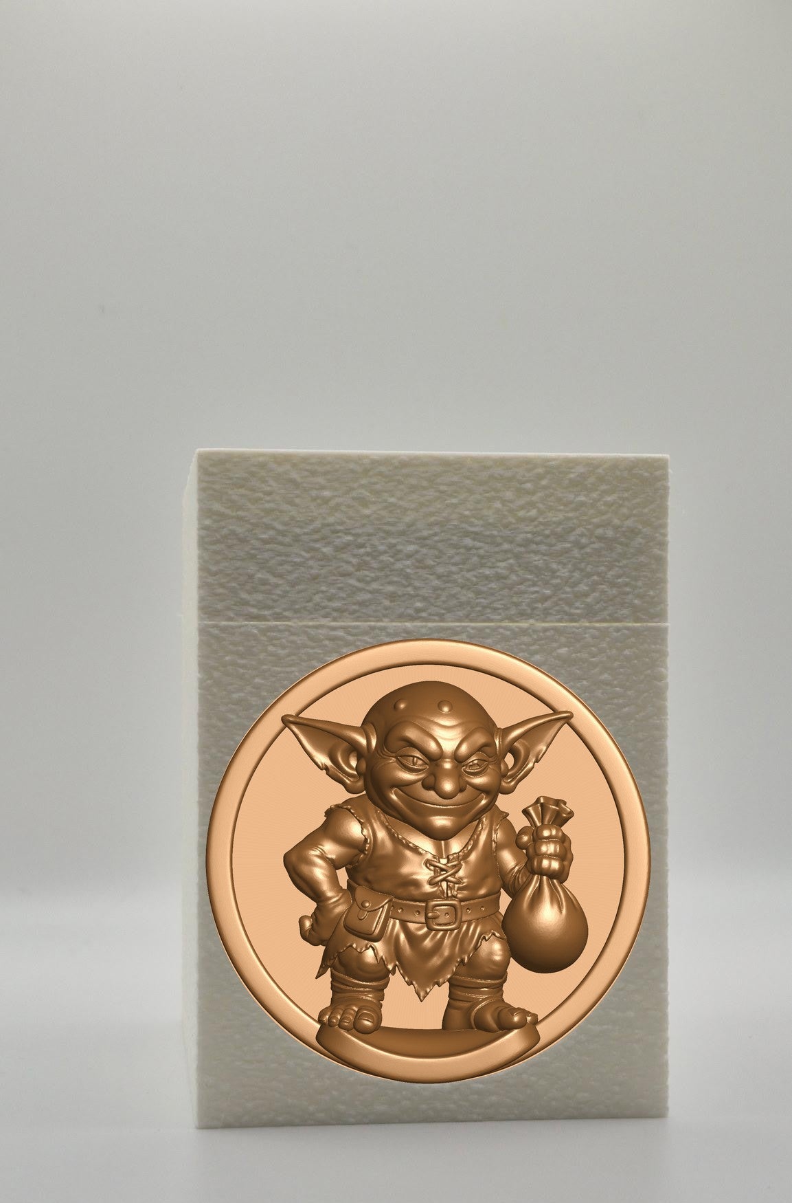 Greedy Goblin Card Box — White