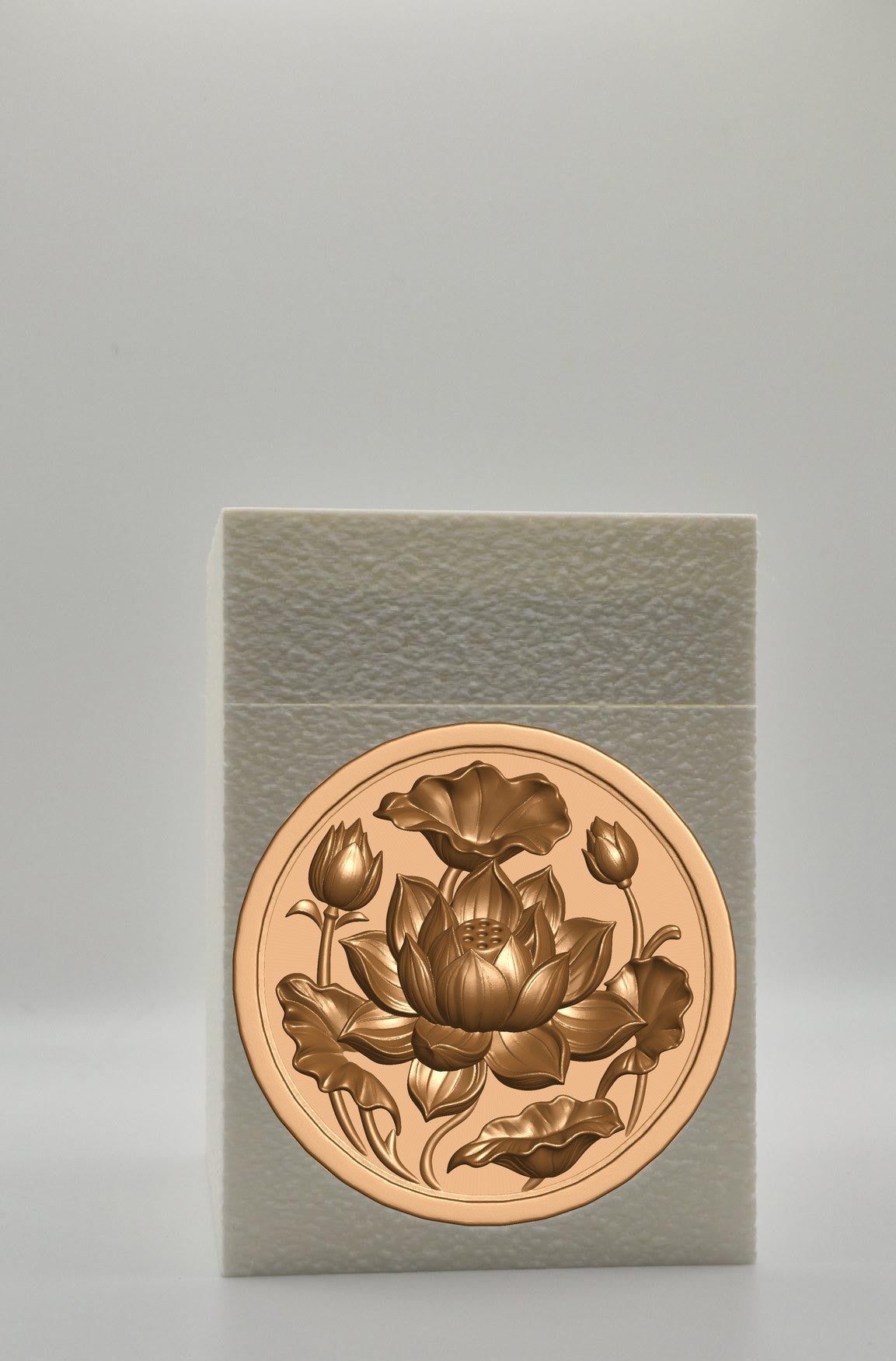 Lotus Card Box — White
