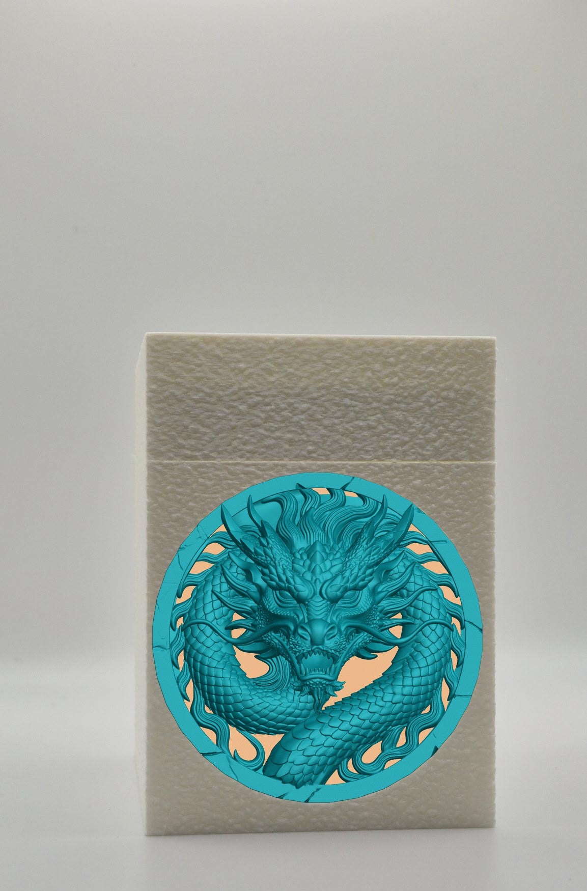 Dragon Card Box — White