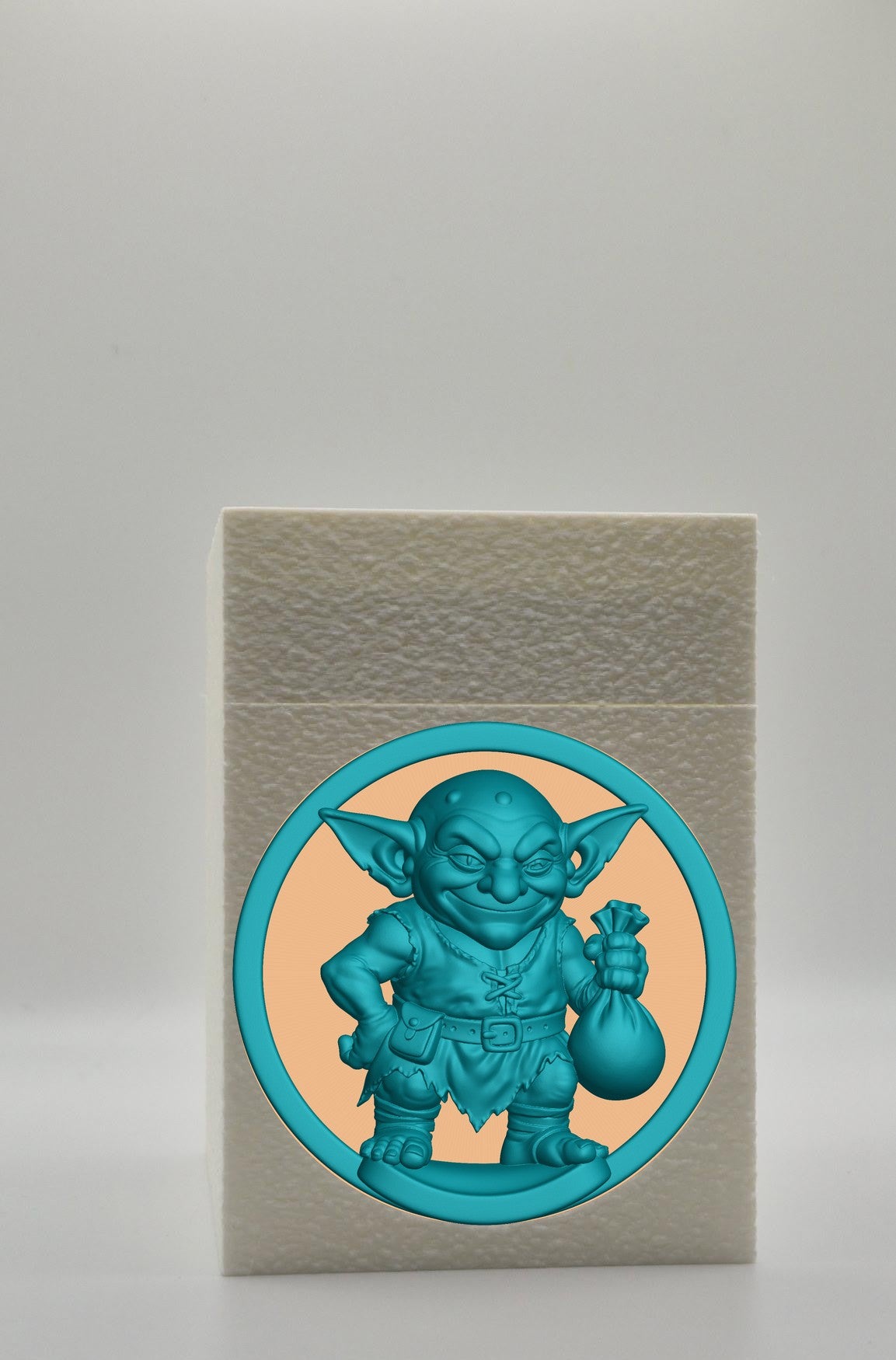 Greedy Goblin Card Box — White