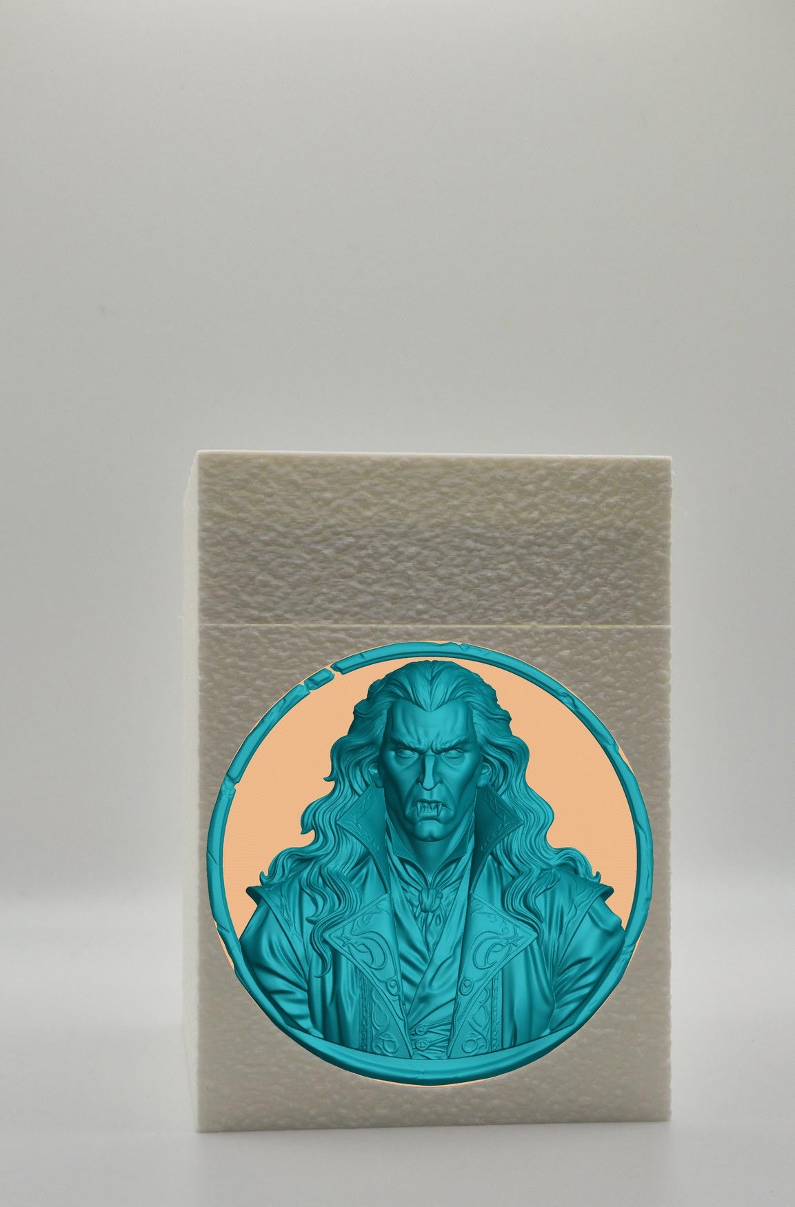 Gothic Vampire Card Box — White