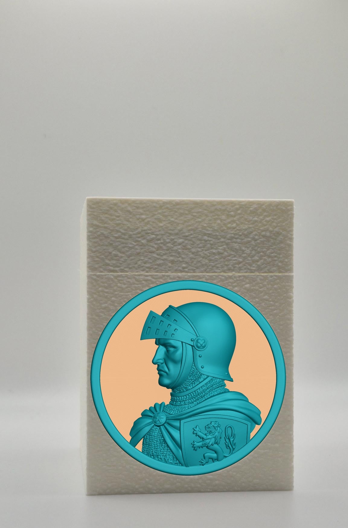 Knight Card Box — White