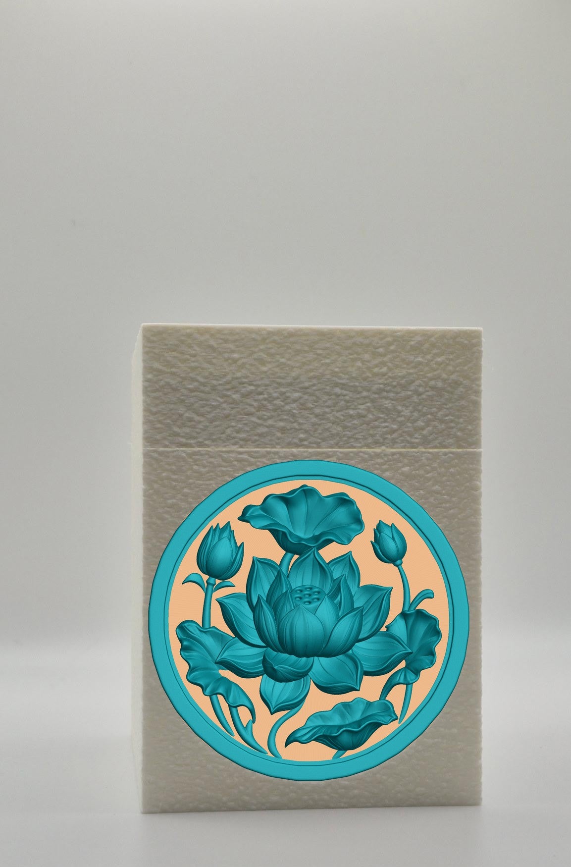 Lotus Card Box — White