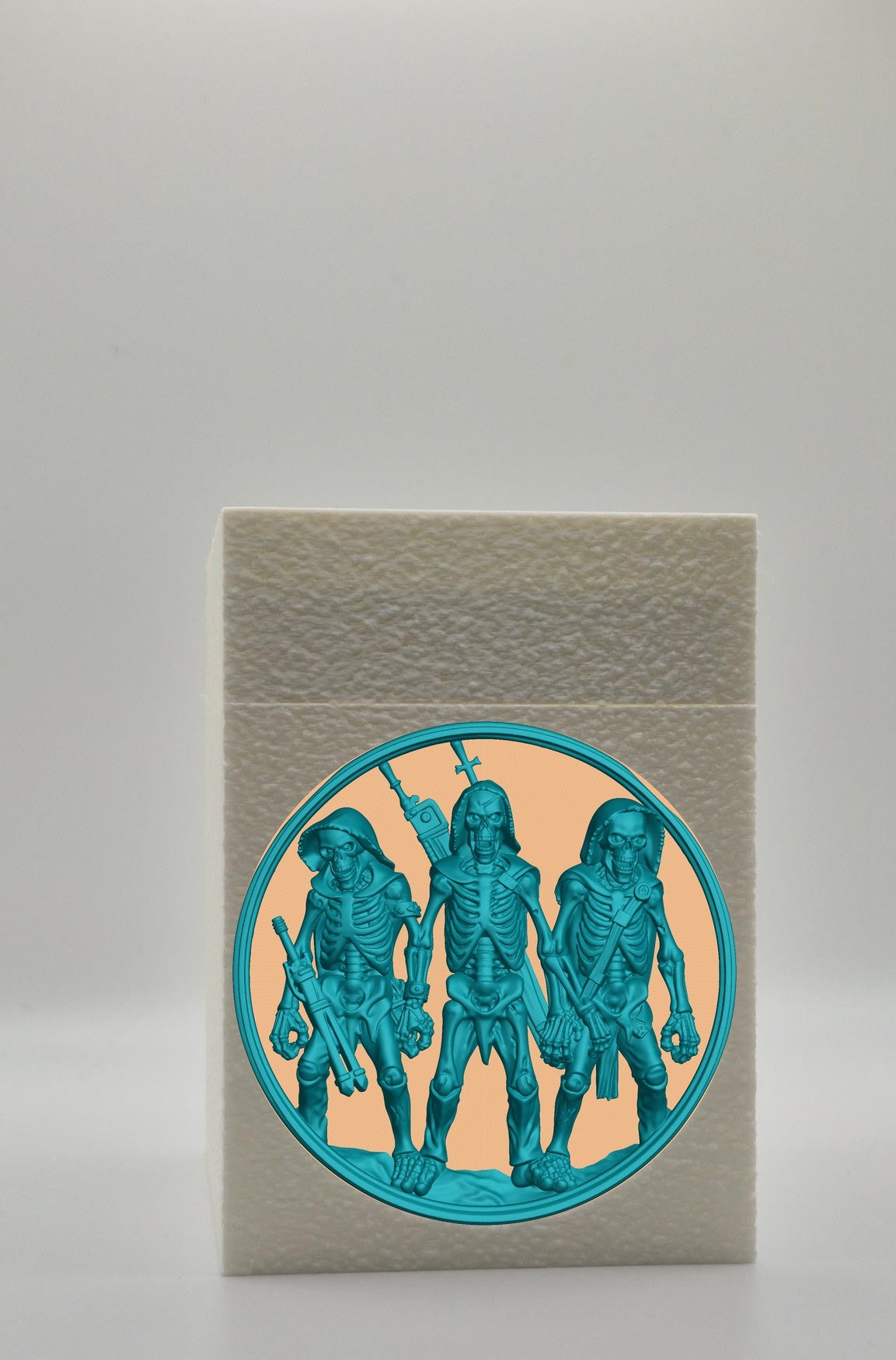 Skeleton Army Card Box — White