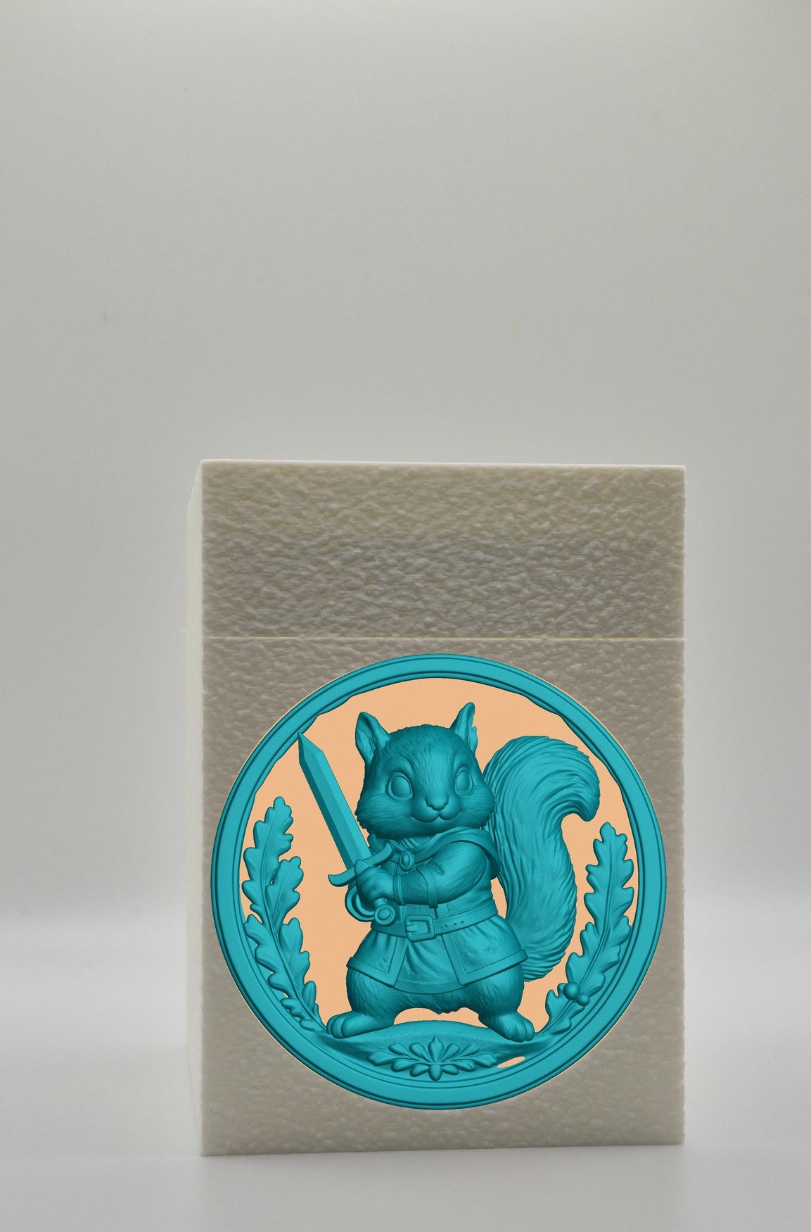 Squirrel Card Box — White