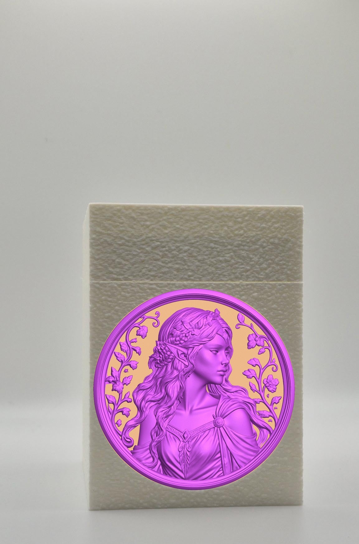 Elf Maiden Card Box — White