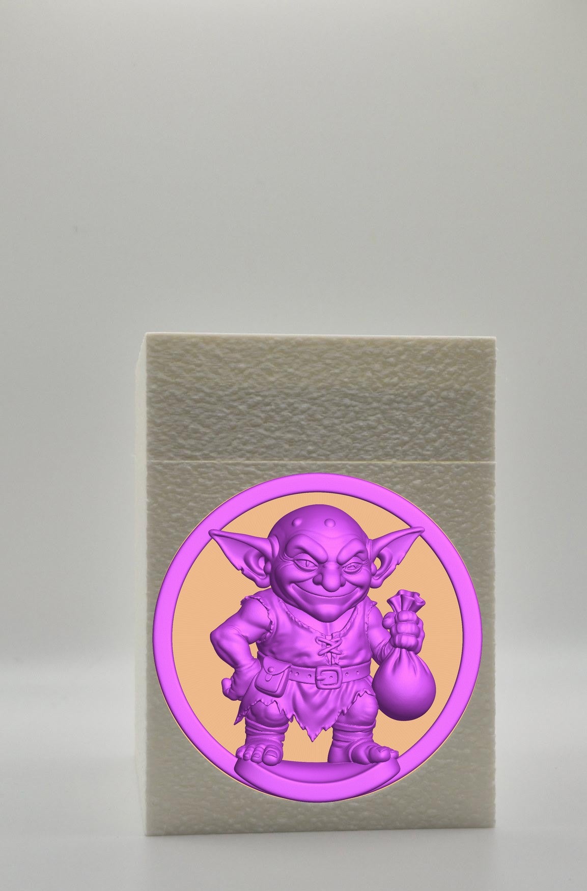 Greedy Goblin Card Box — White