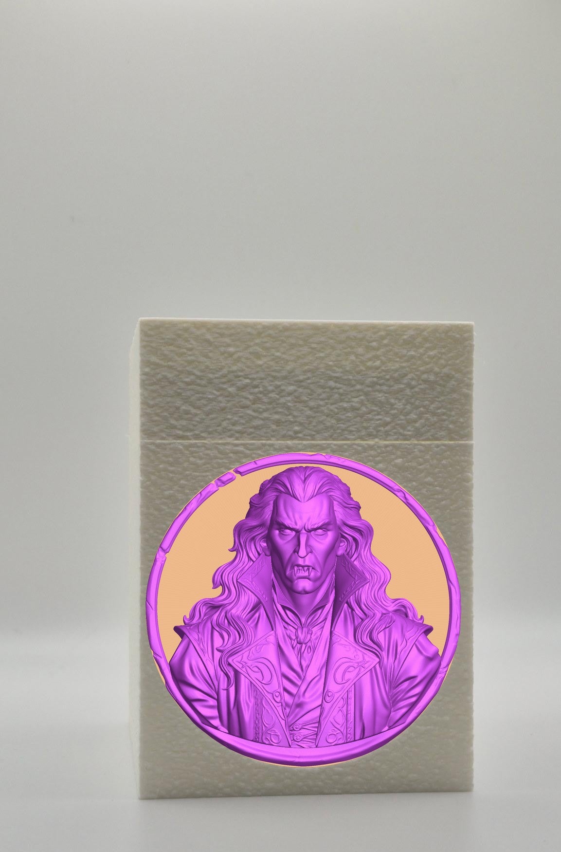 Gothic Vampire Card Box — White