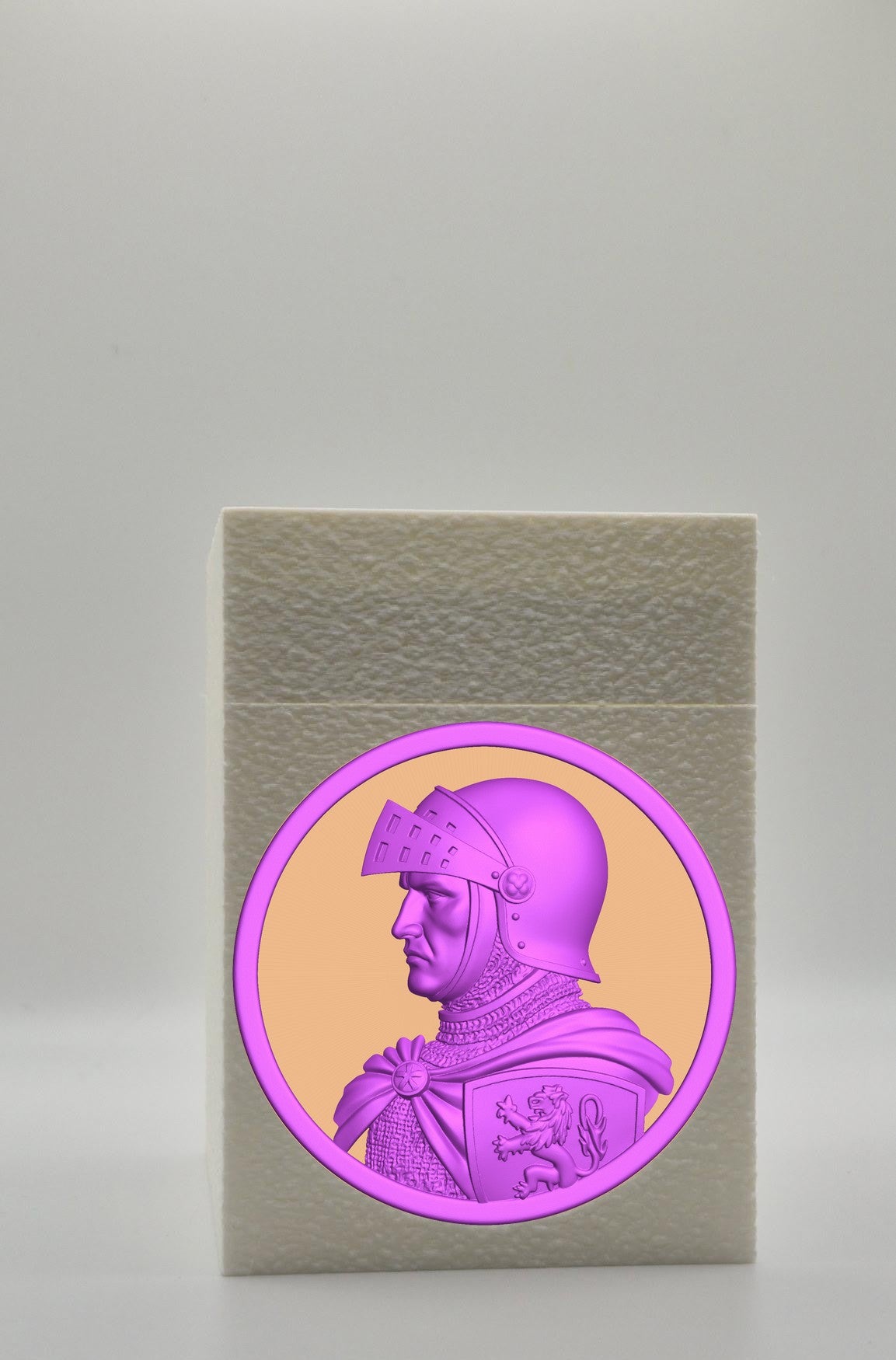 Knight Card Box — White
