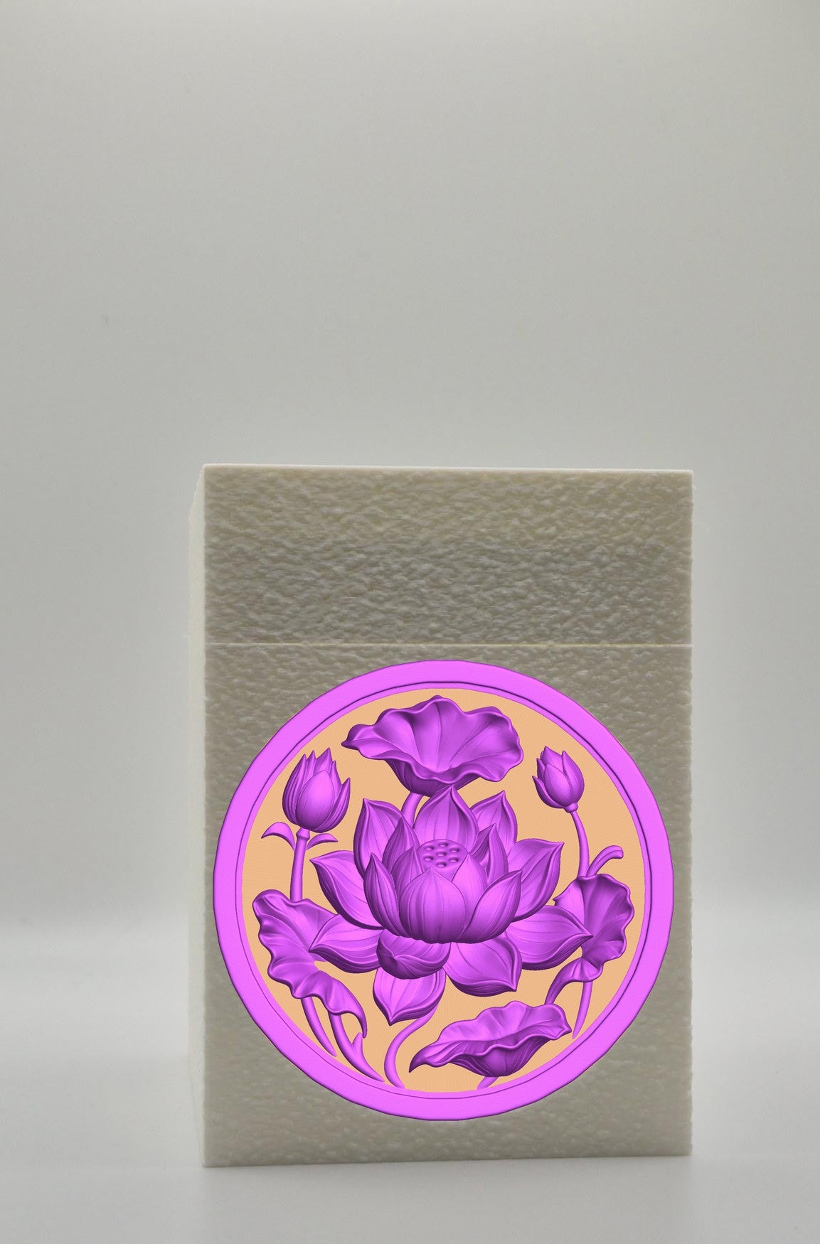 Lotus Card Box — White