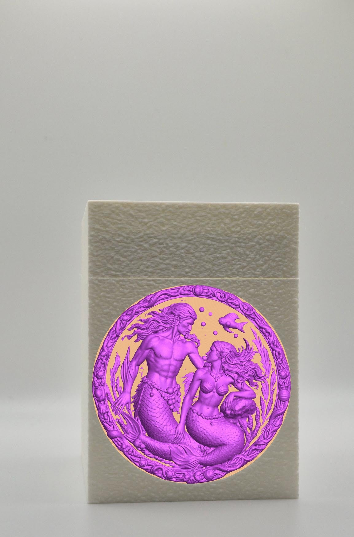 Merfolk Card Box — White