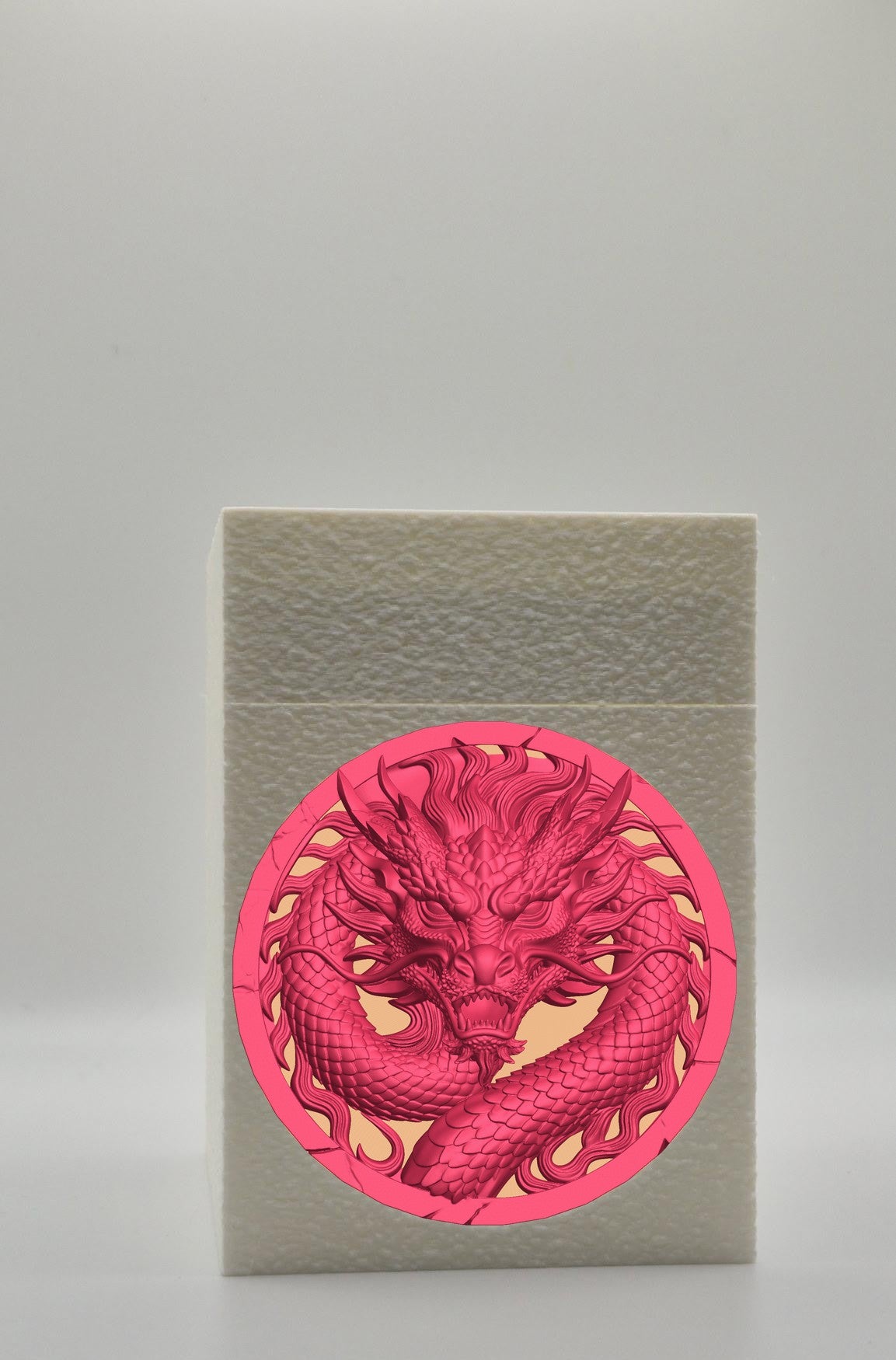 Dragon Card Box — White