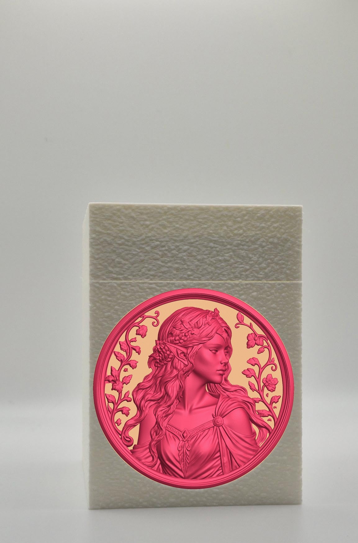 Elf Maiden Card Box — White