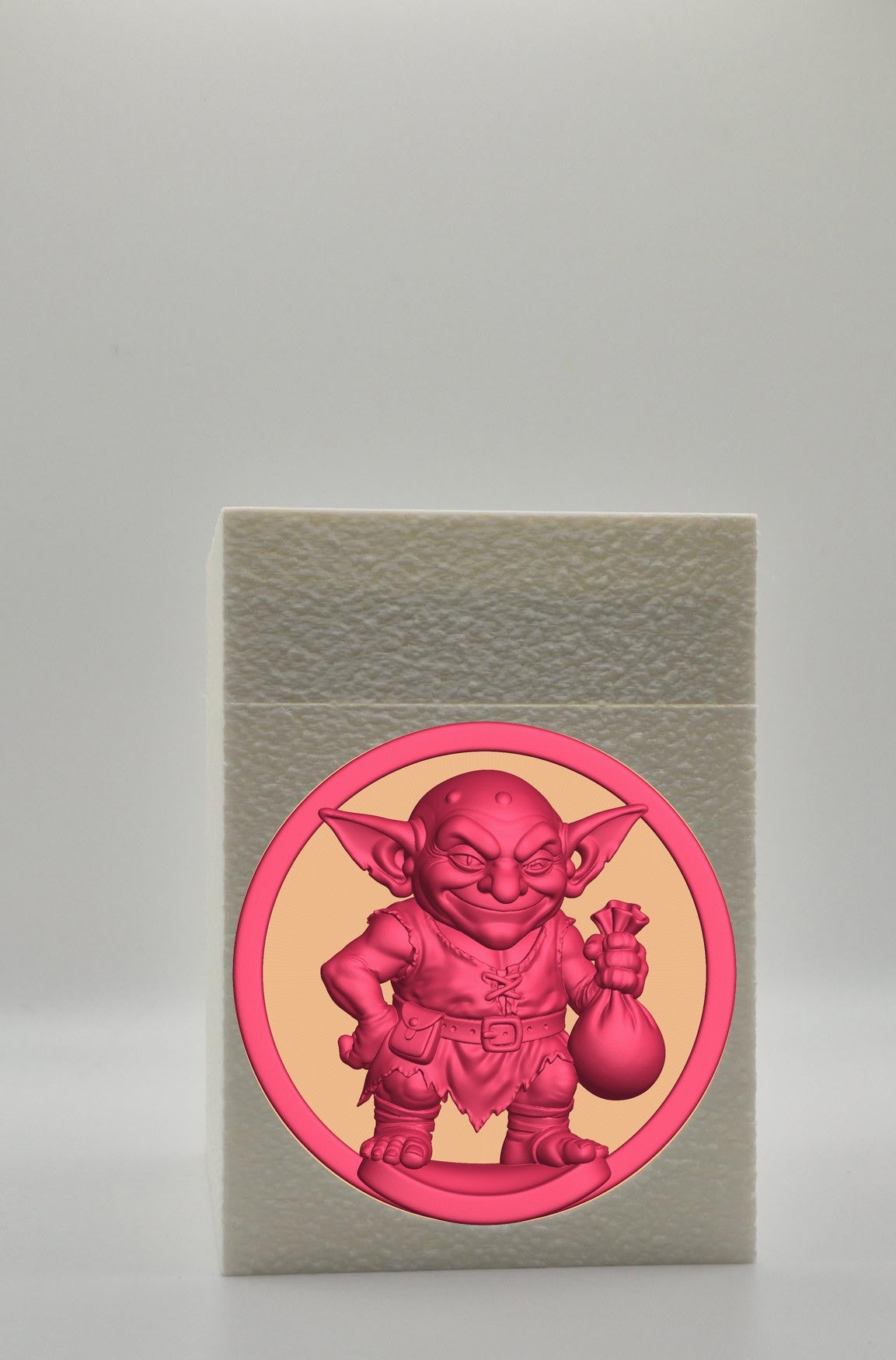 Greedy Goblin Card Box — White