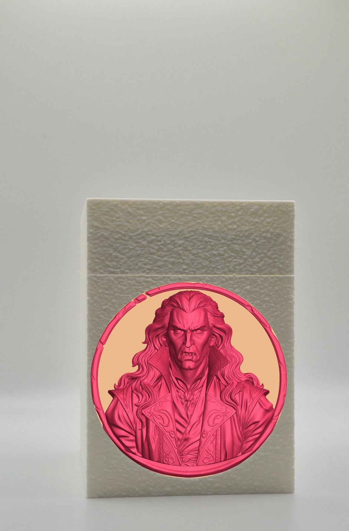 Gothic Vampire Card Box — White