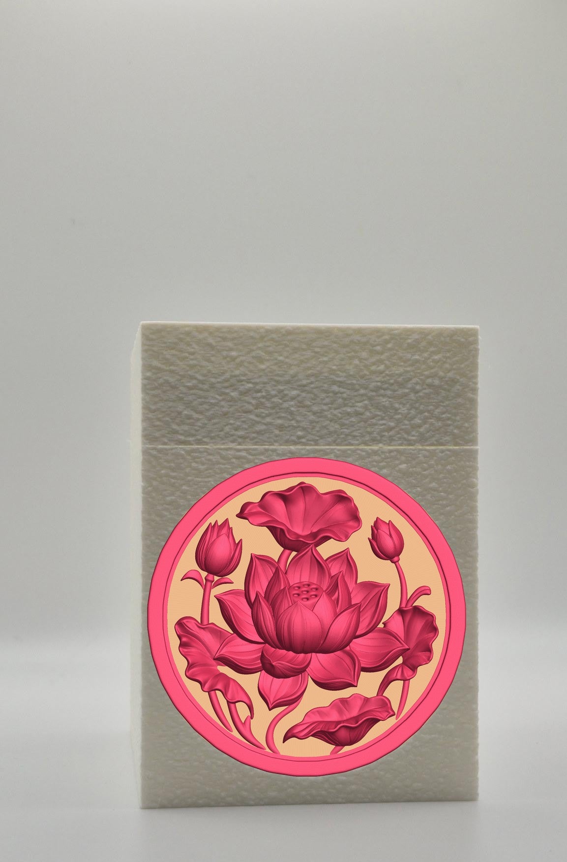 Lotus Card Box — White